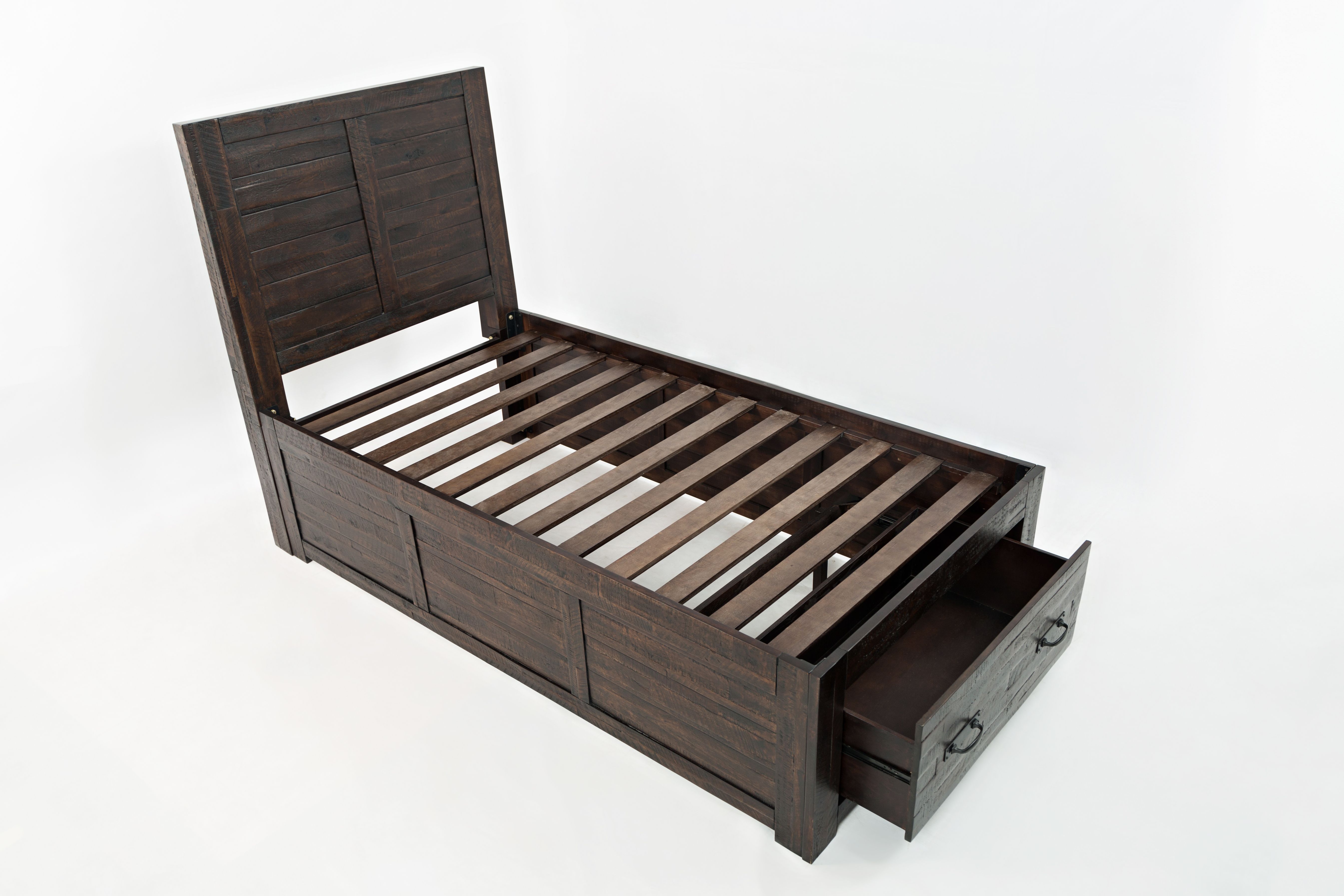 Model: 1605-656667KT | Jofran Jackson Lodge Twin Storage Bed
