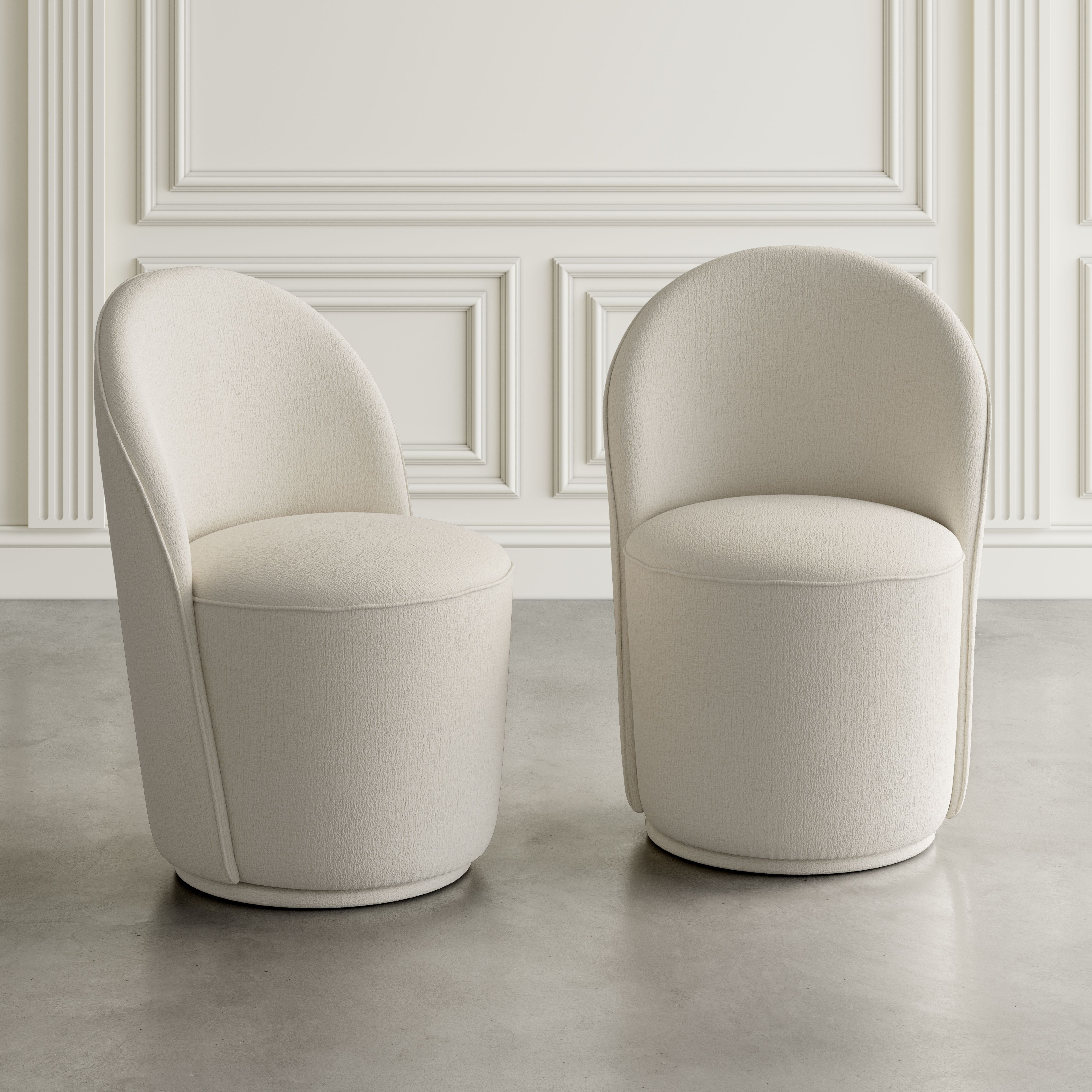 Model: 2271-LANDONNAT | Jofran Landon Swivel Dining Chair