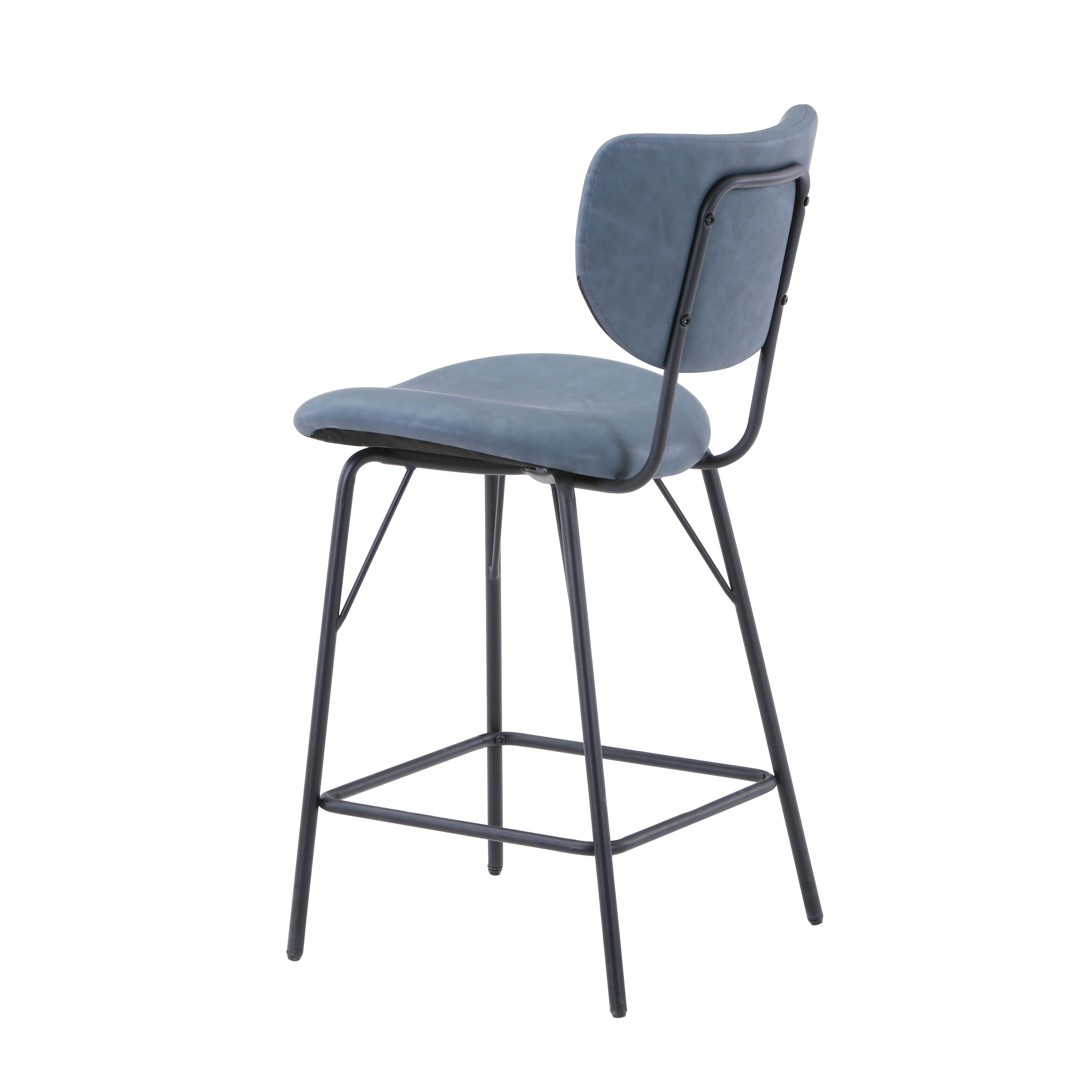 Model: 2271-OWENSTSL | Jofran Owen Upholstered Counter Stool