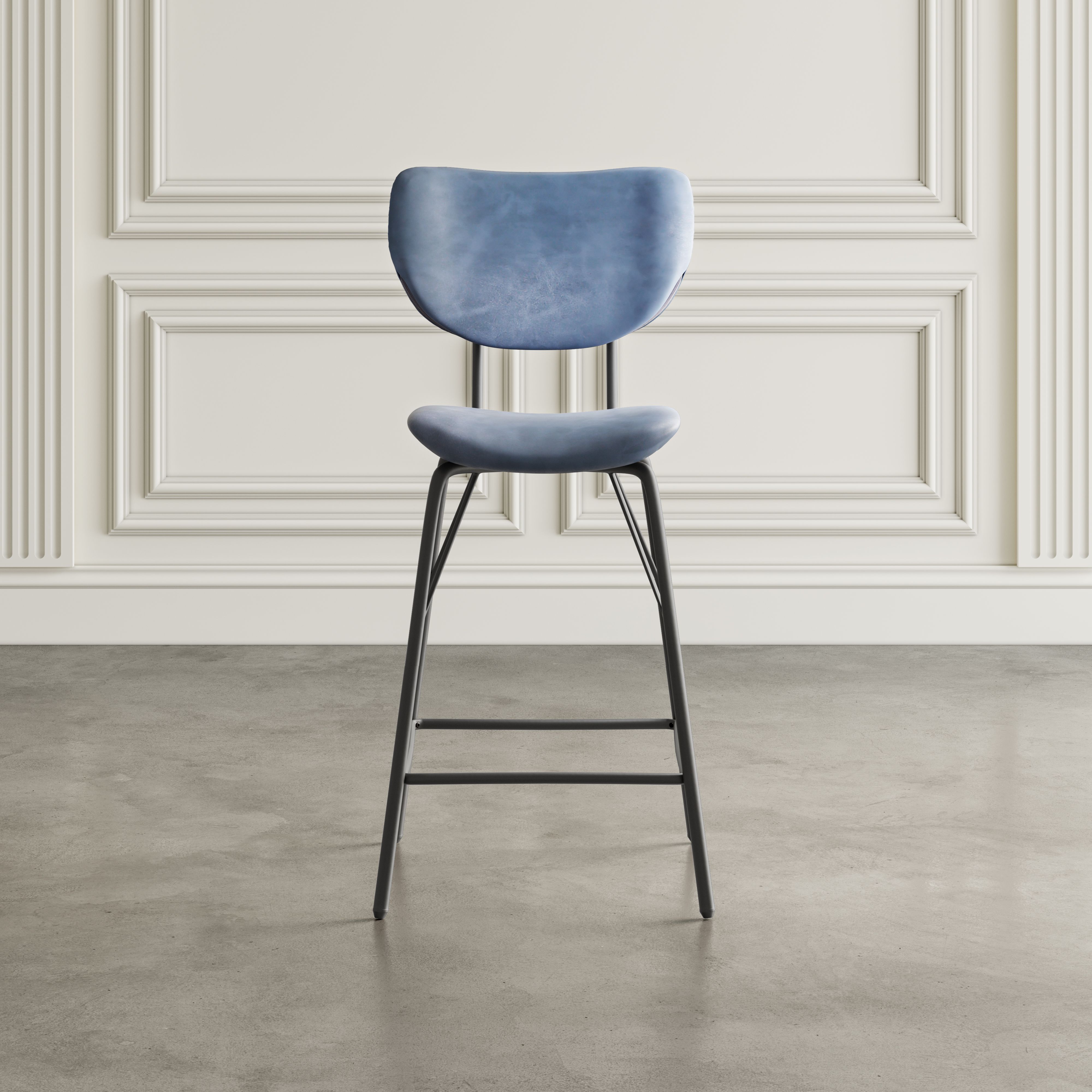 Model: 2271-OWENSTSL | Jofran Owen Upholstered Counter Stool