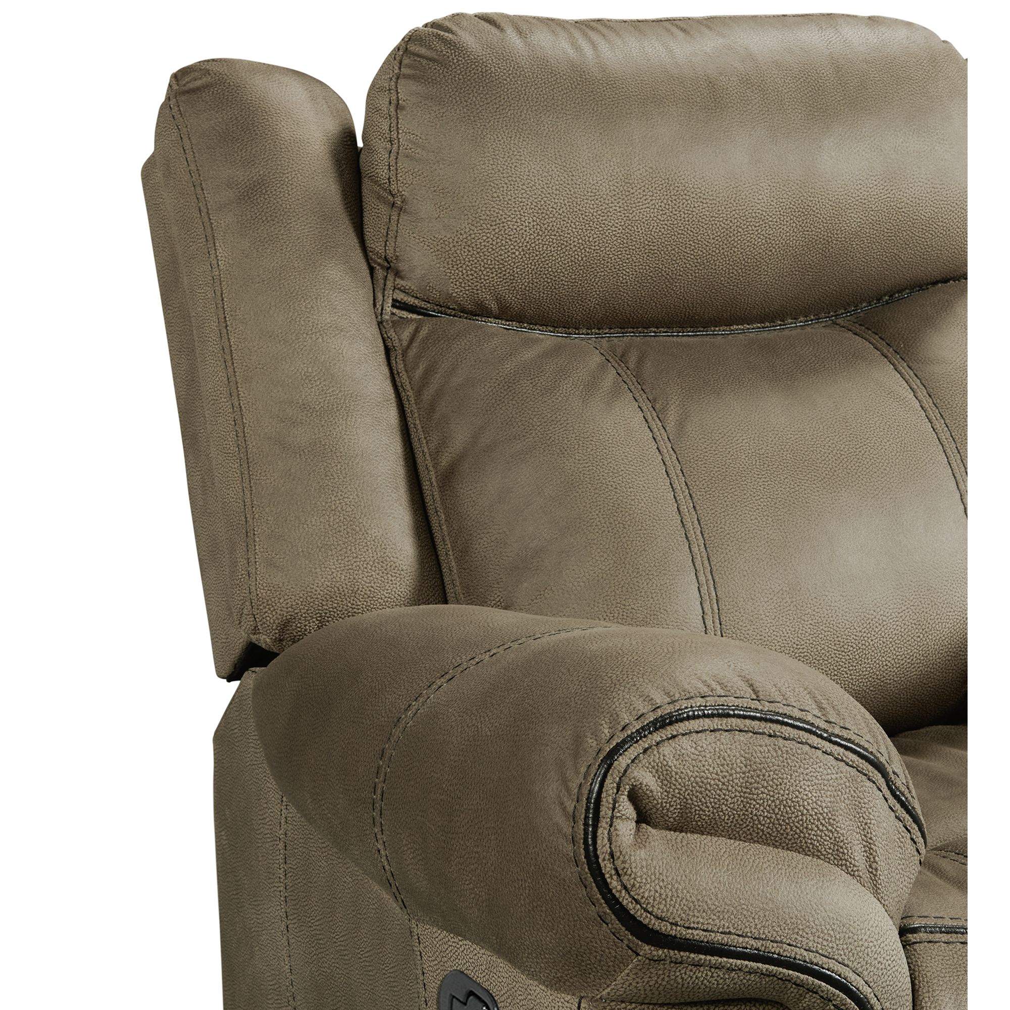 Model: 59928-028-2X | Elements Sorrento Motion Loveseat with Console in T101 Brown