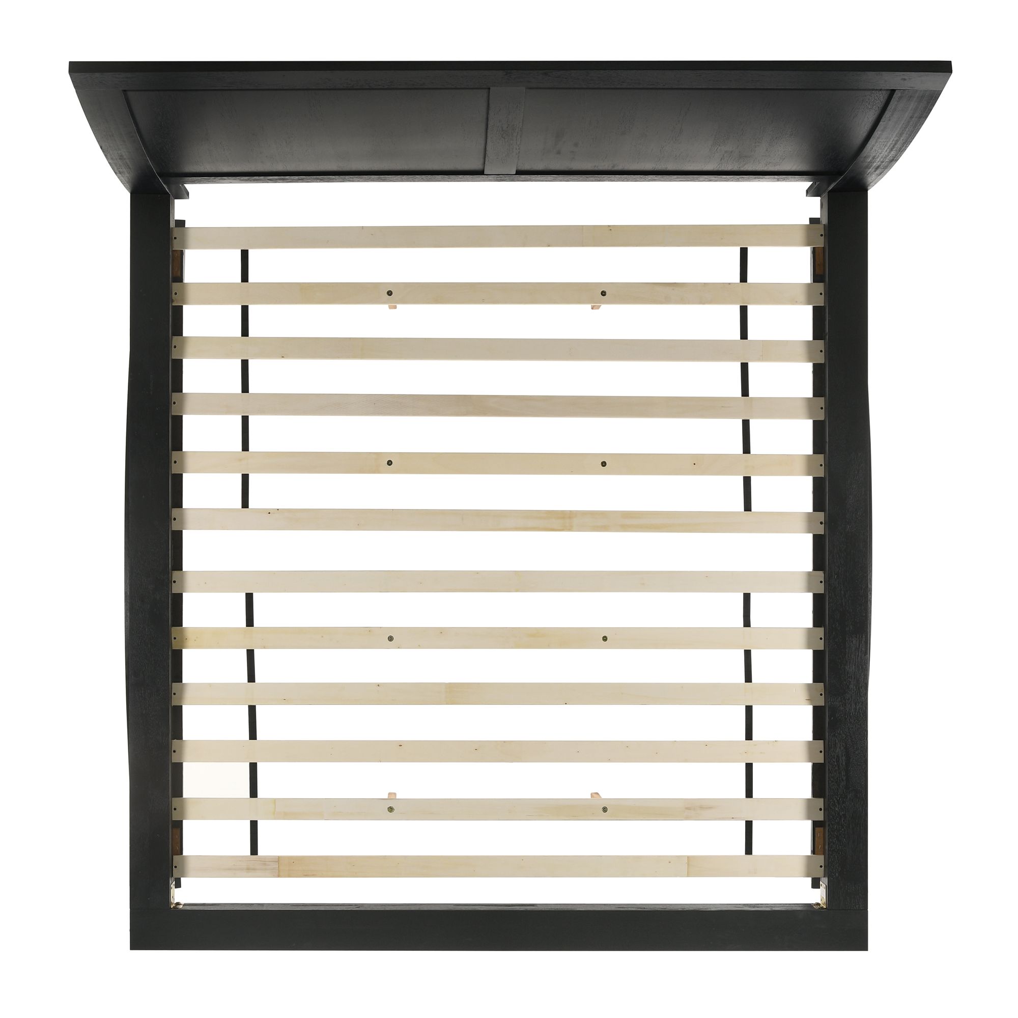 Model: B-3410-8-KB | Elements Allan King Bed in Black