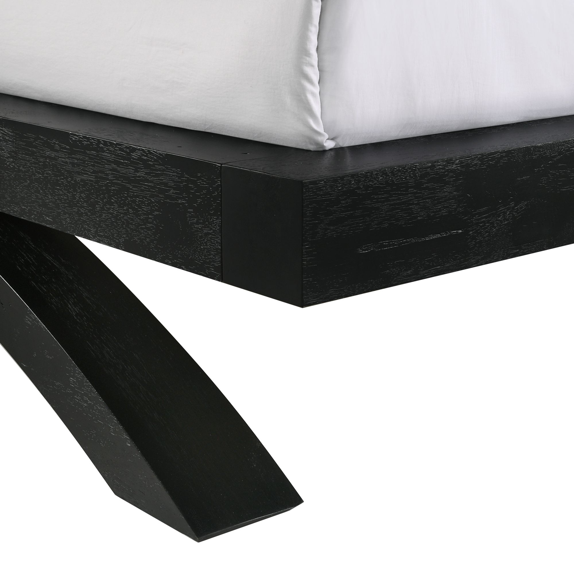 Model: B-3410-8-KB | Elements Allan King Bed in Black