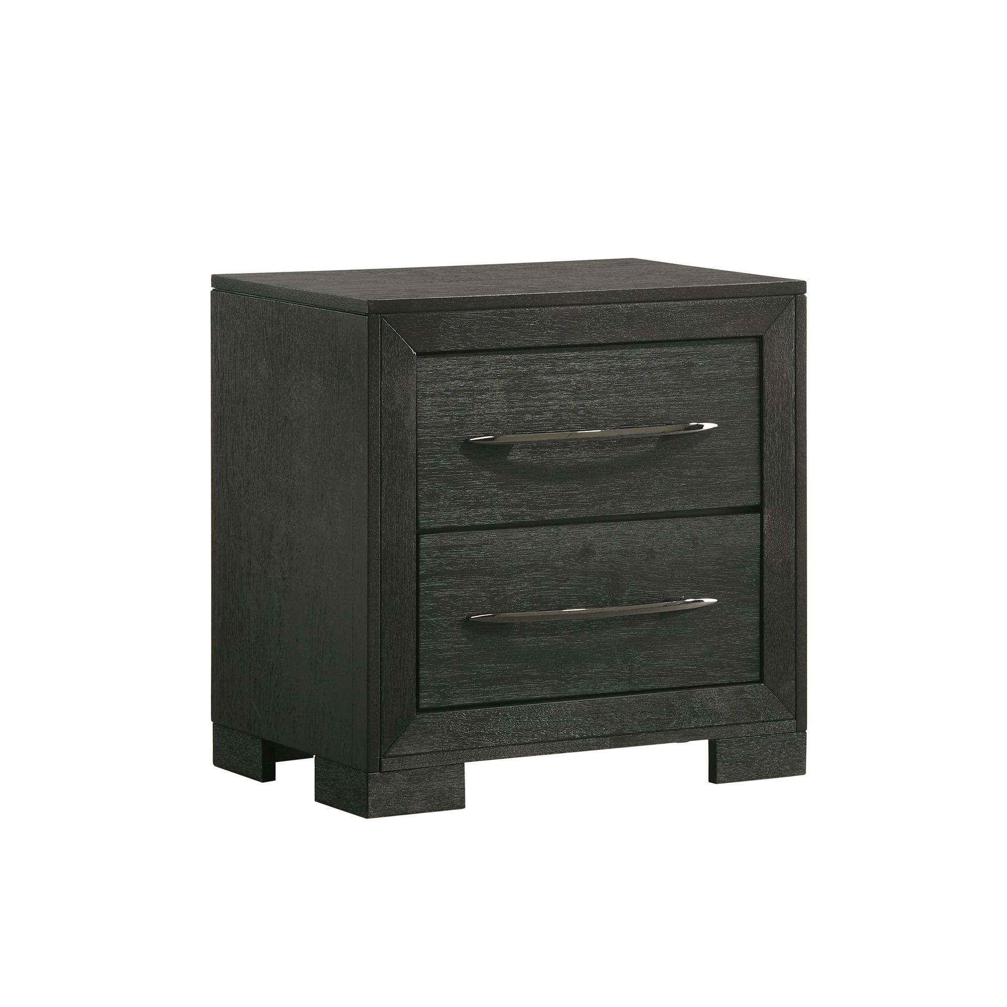 Elements Allan 2-Drawer Nightstand in Black