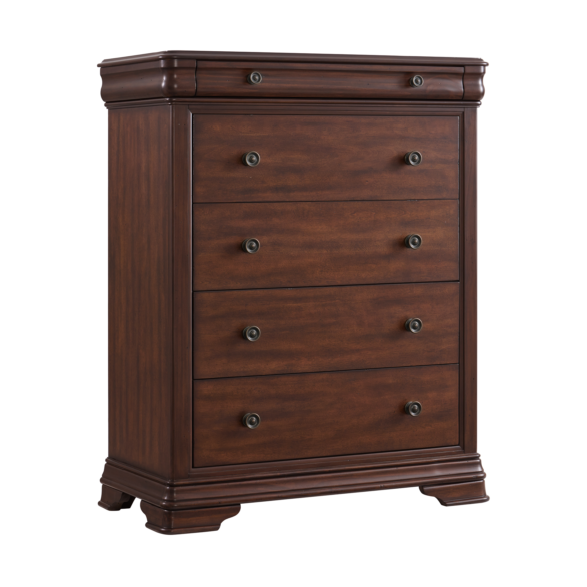 Elements Phillipe 5-Drawer Chest in Cherry