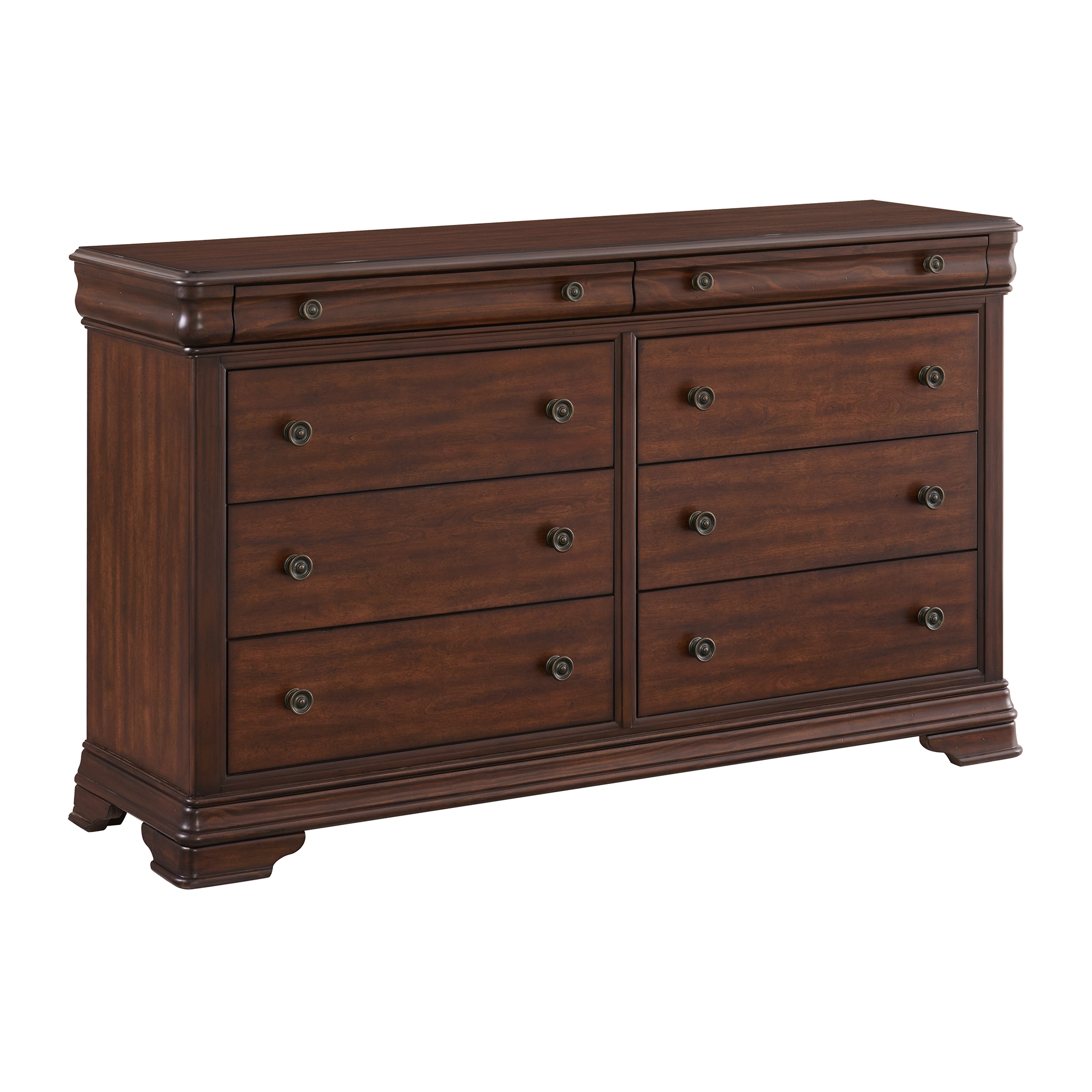 Elements Phillipe 8-Drawer Dresser in Cherry