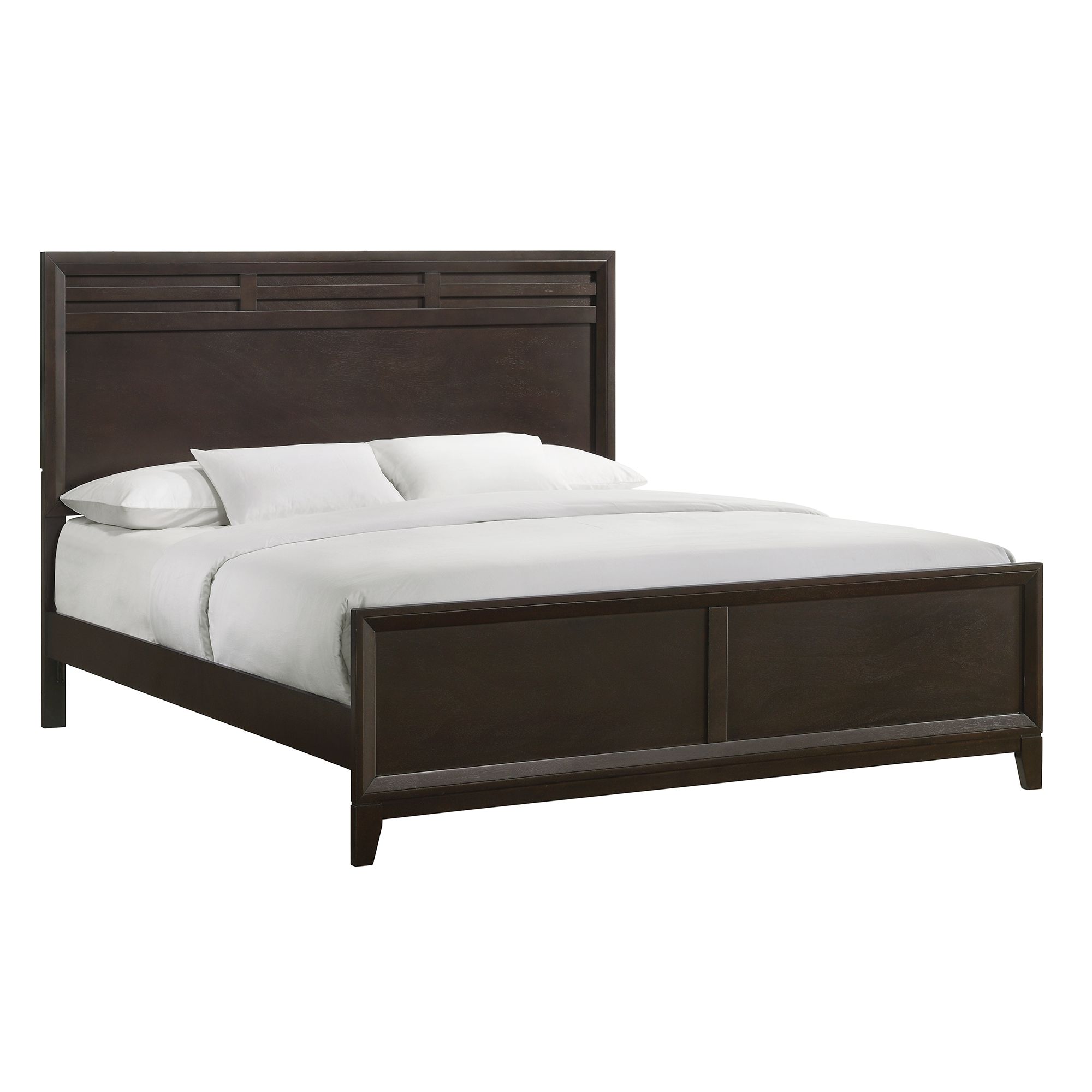 Elements Beaumont King Panel 5PC Bedroom Set in Merlot