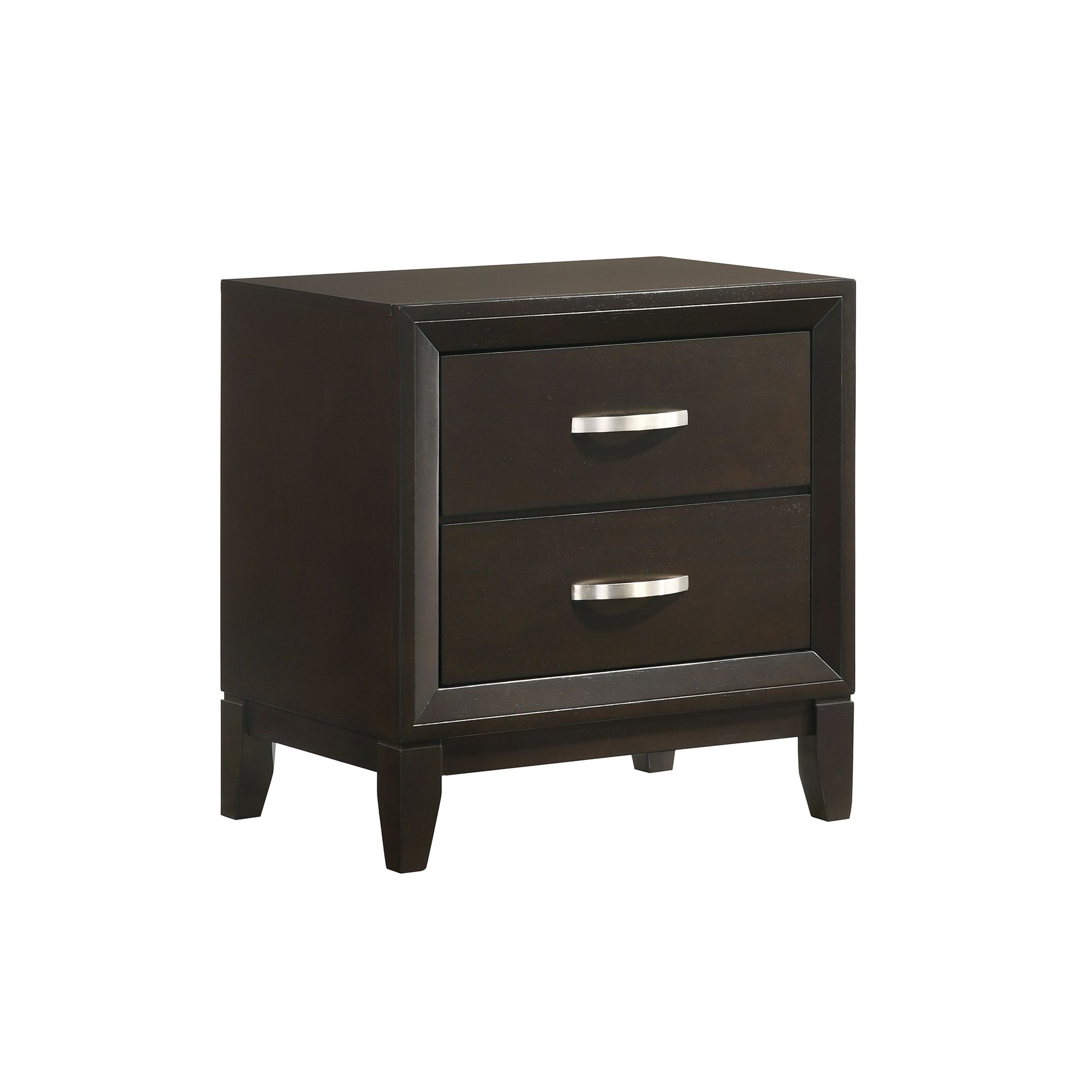 Model: B.1140.K5PC | Elements Beaumont King Panel 5PC Bedroom Set in Merlot