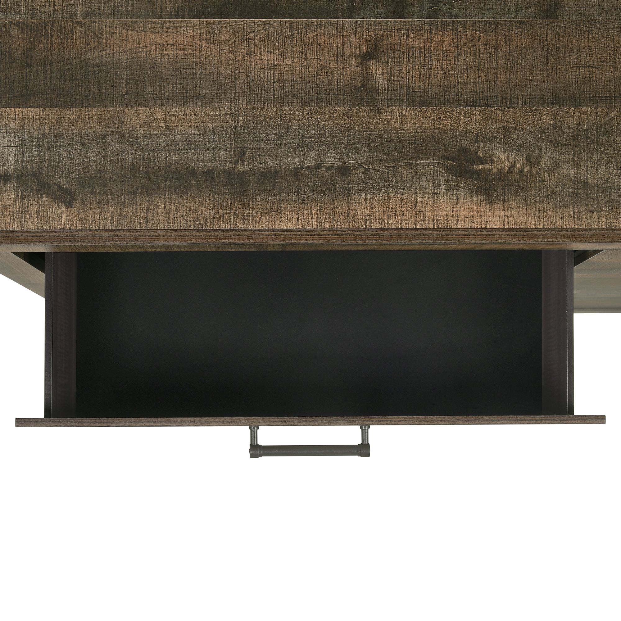 Model: BY520KB6PC | Elements Bailey King Bookcase Panel 6PC Bedroom Set with Bluetooth