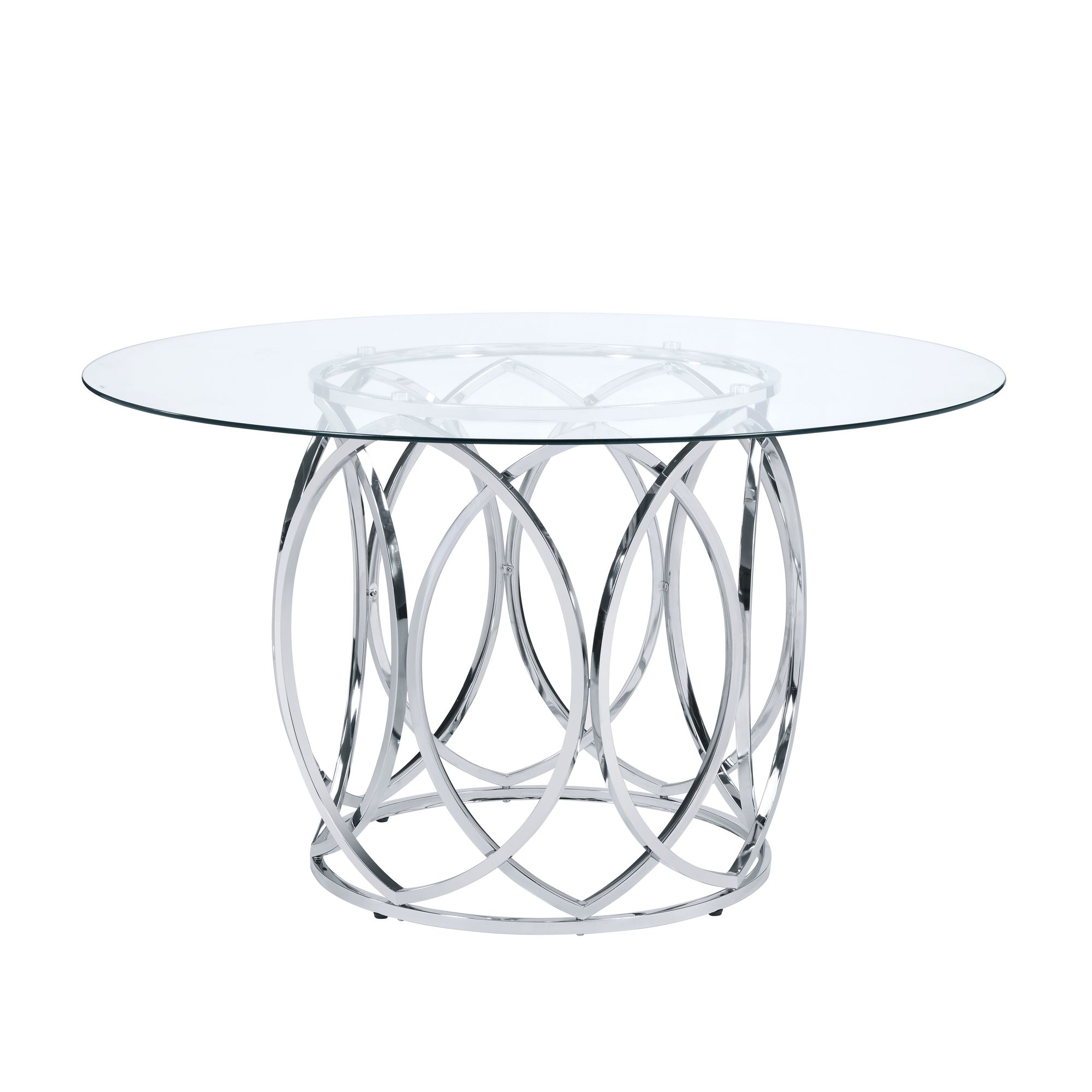 Elements Merlin Standard Height 5PC Dining Set-Table and Four Arm Chairs