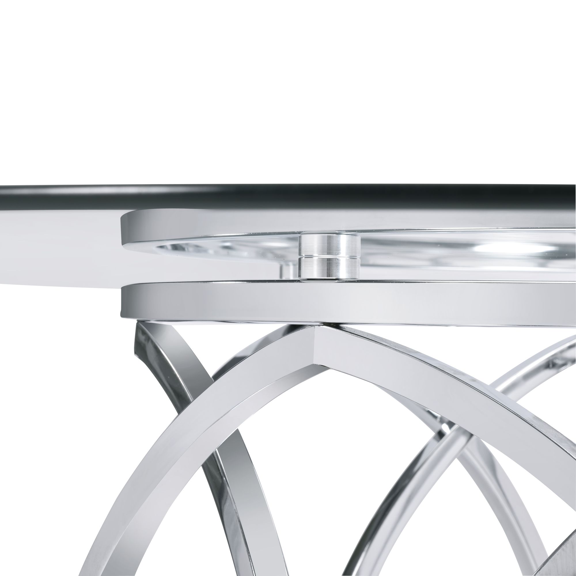 Model: CDML100S5PC | Elements Merlin Standard Height 5PC Dining Set-Table and Four Side Chairs