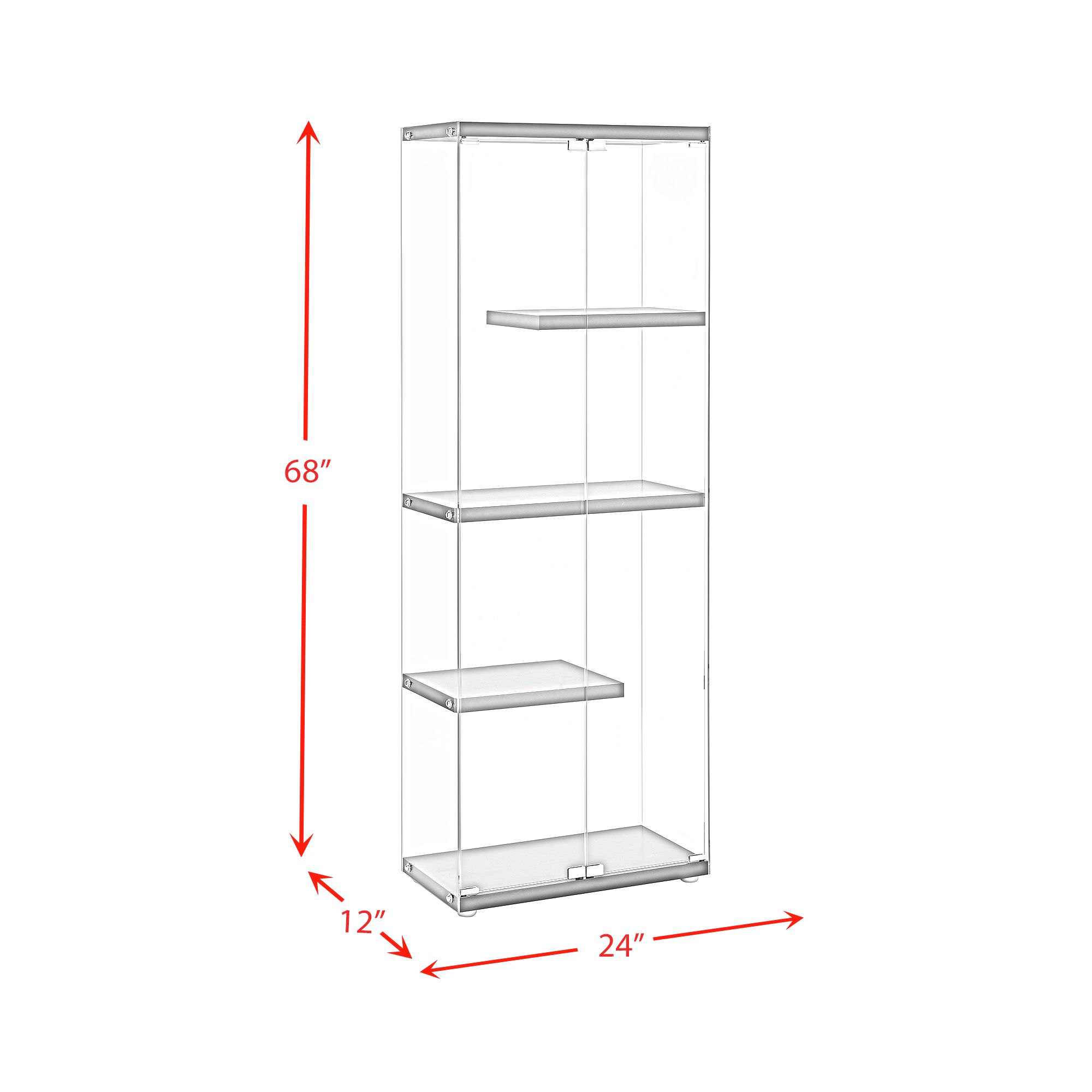 Model: CIE100DCE | Elements Ice Display Cabinet (With White Shelves)
