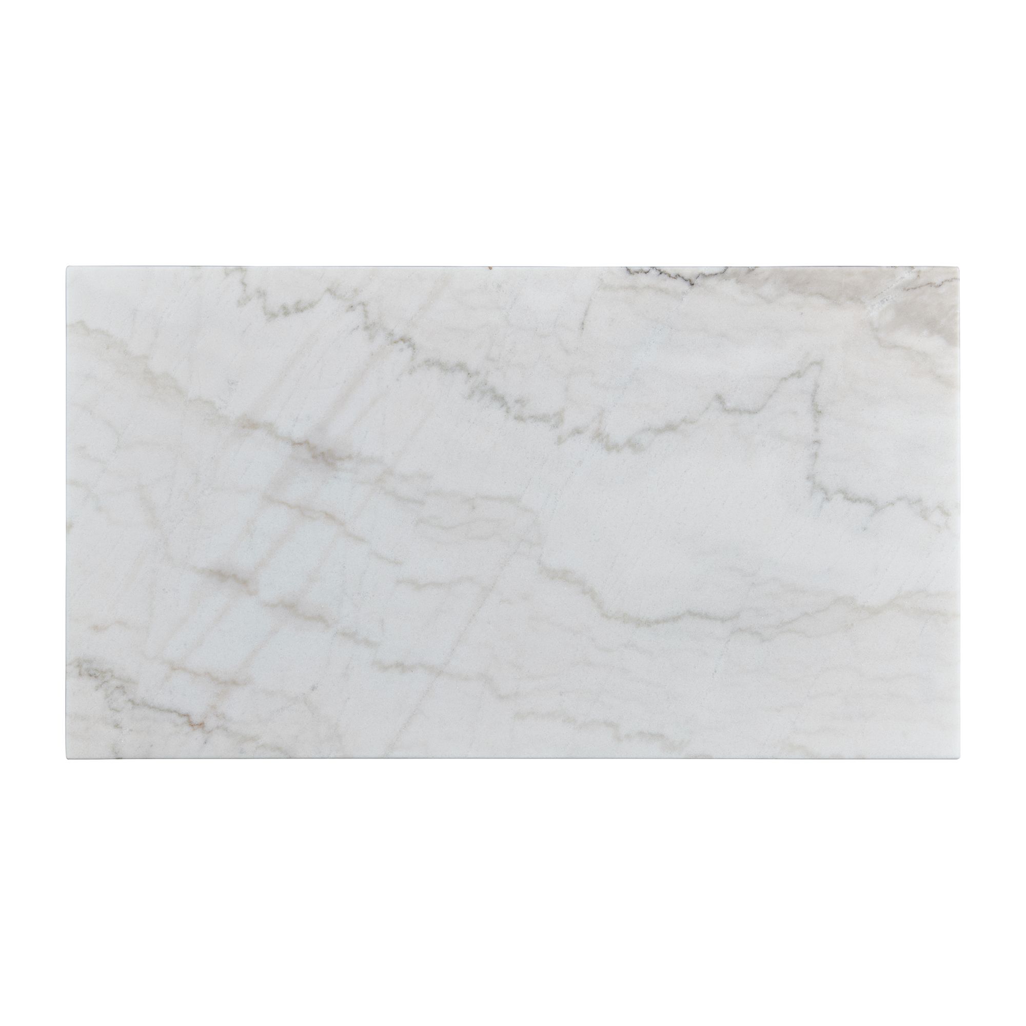 Model: CTBY100CTC | Elements Beckley Coffee Table Complete in White Marble Top