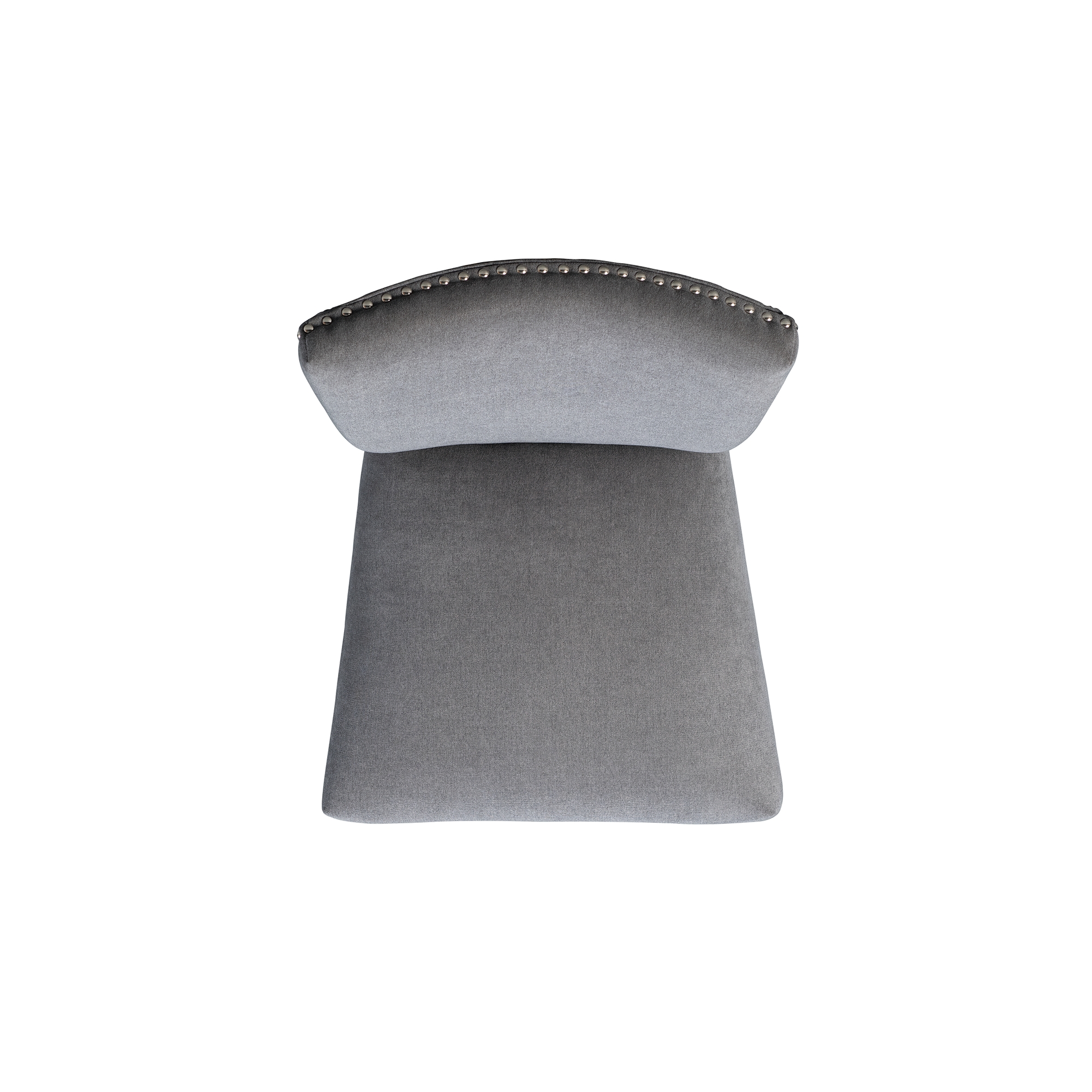 Model: CTC130CSC | Elements Tuscany Counter Linen Nailhead Side Chair (2 Per Pack) - Charcoal
