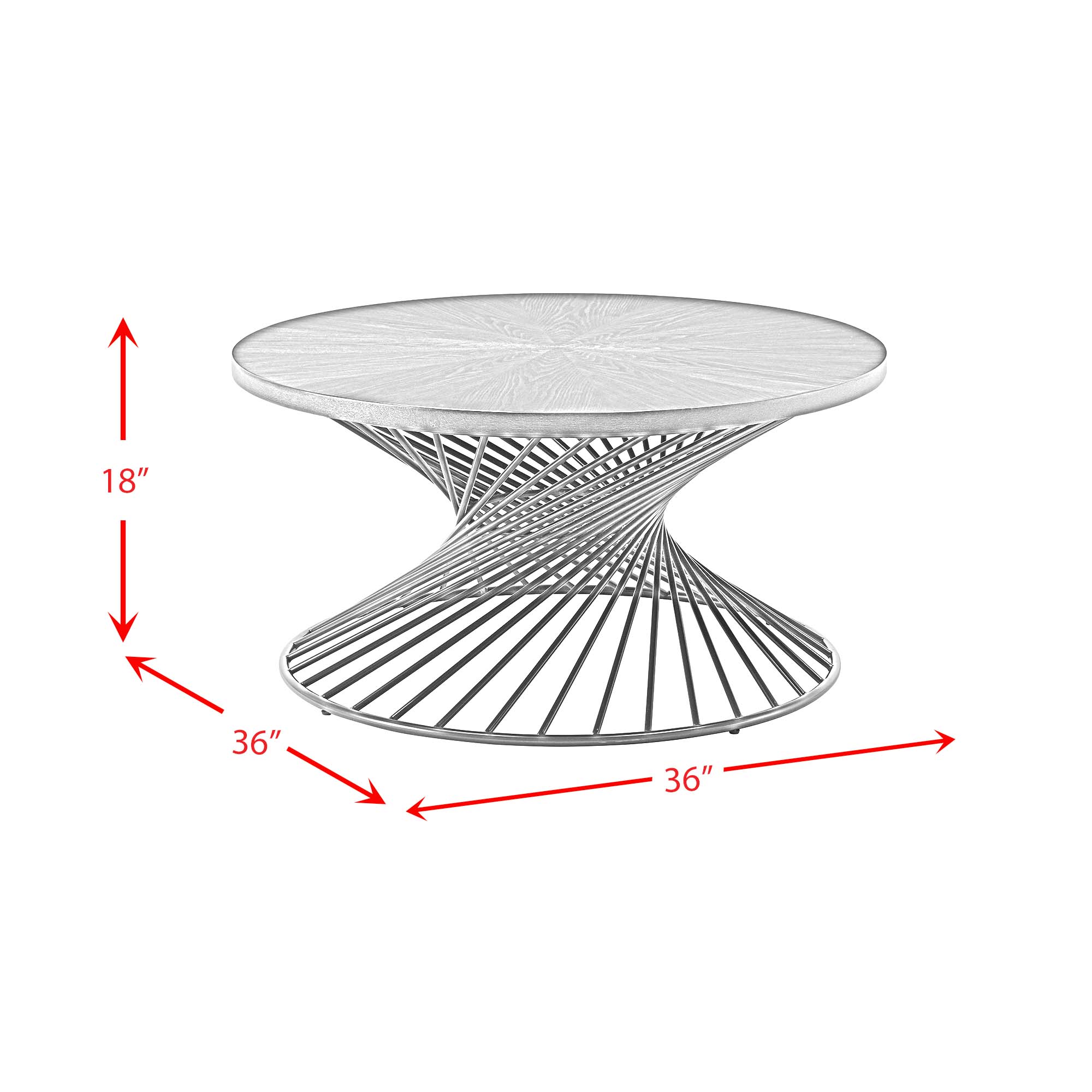 Model: CTTR800CTE | Elements Terri Coffee Table - 3A