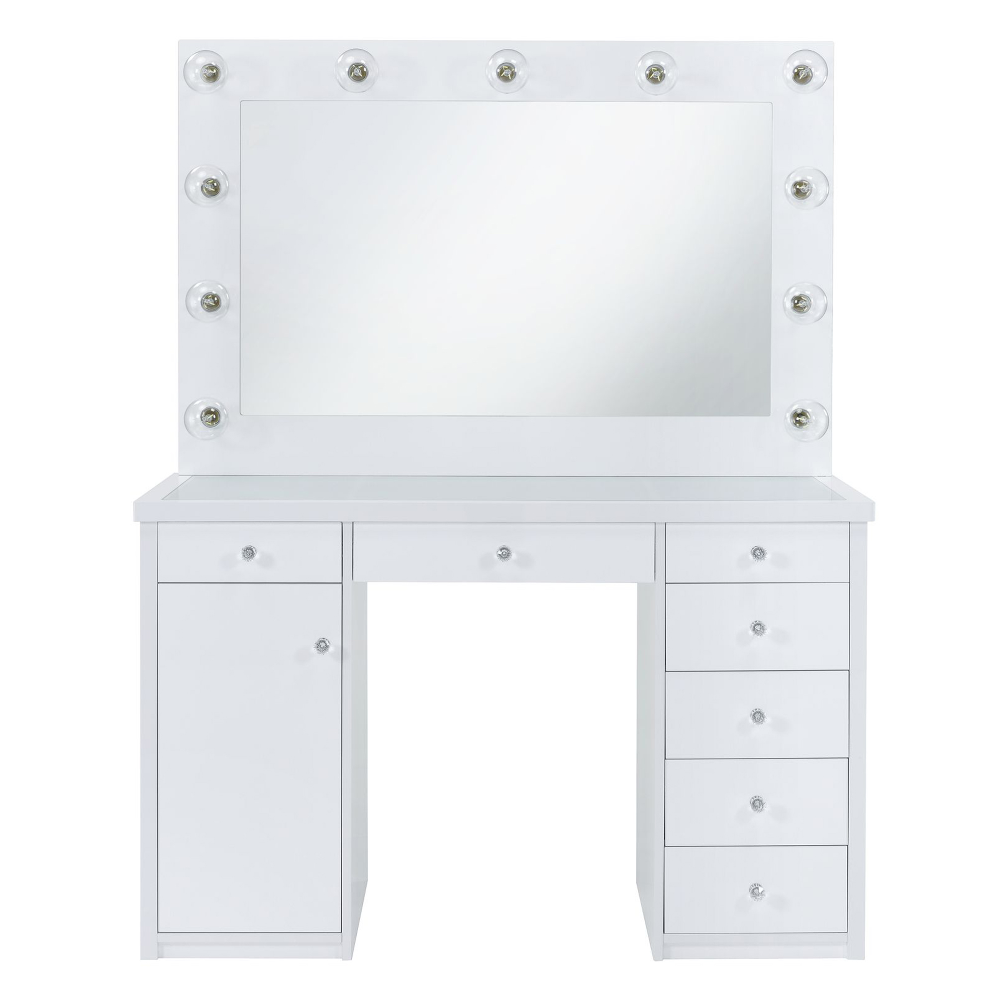 Model: CVAM2PC | Elements Amia Complete Vanity with Lightbulbs