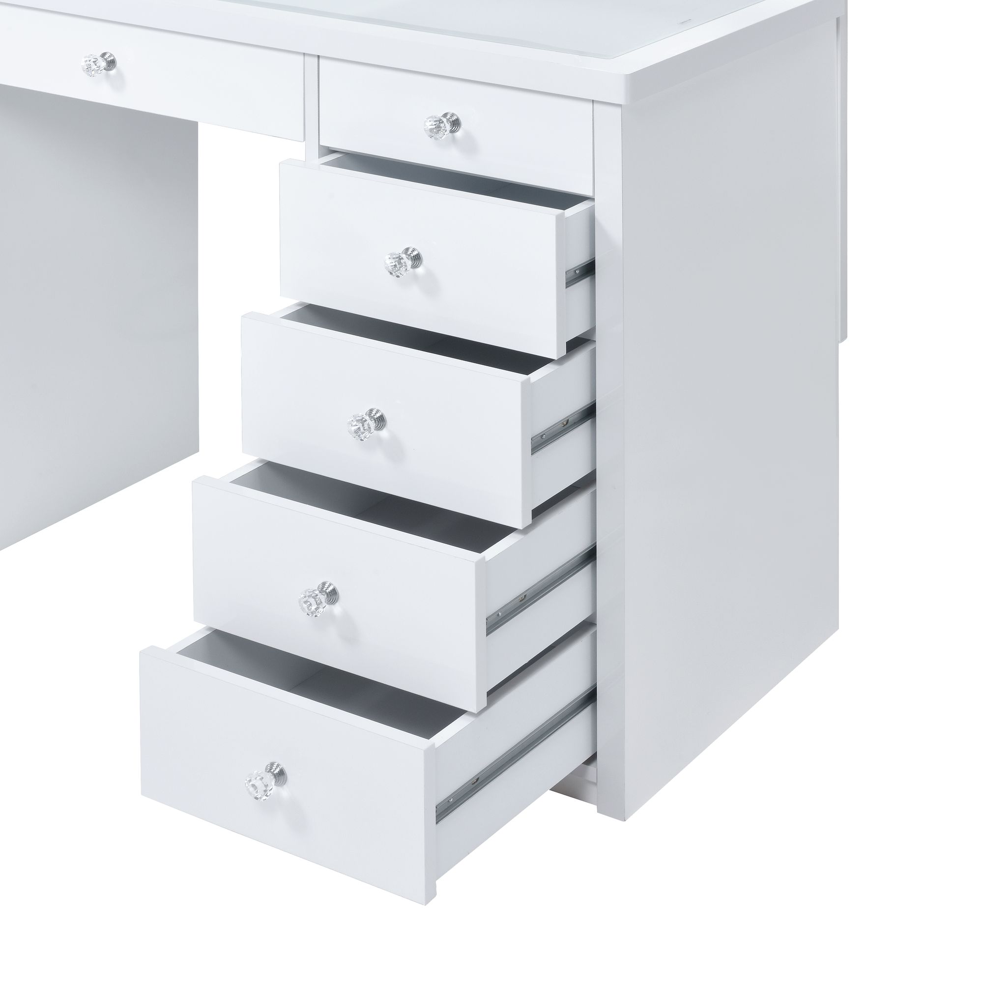 Model: CVAM2PC | Elements Amia Complete Vanity with Lightbulbs