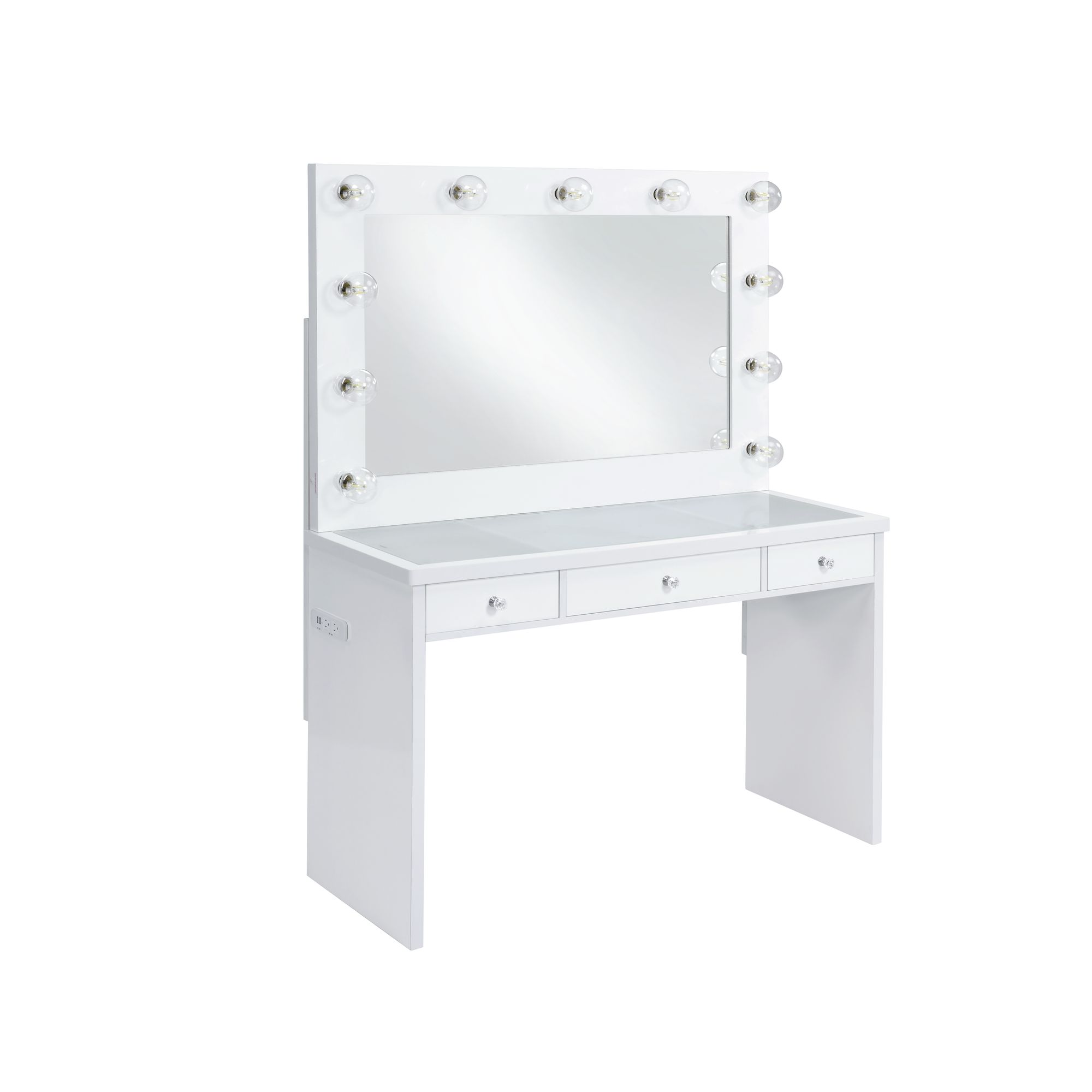 Elements Ariana Complete Vanity with Lightbulbs