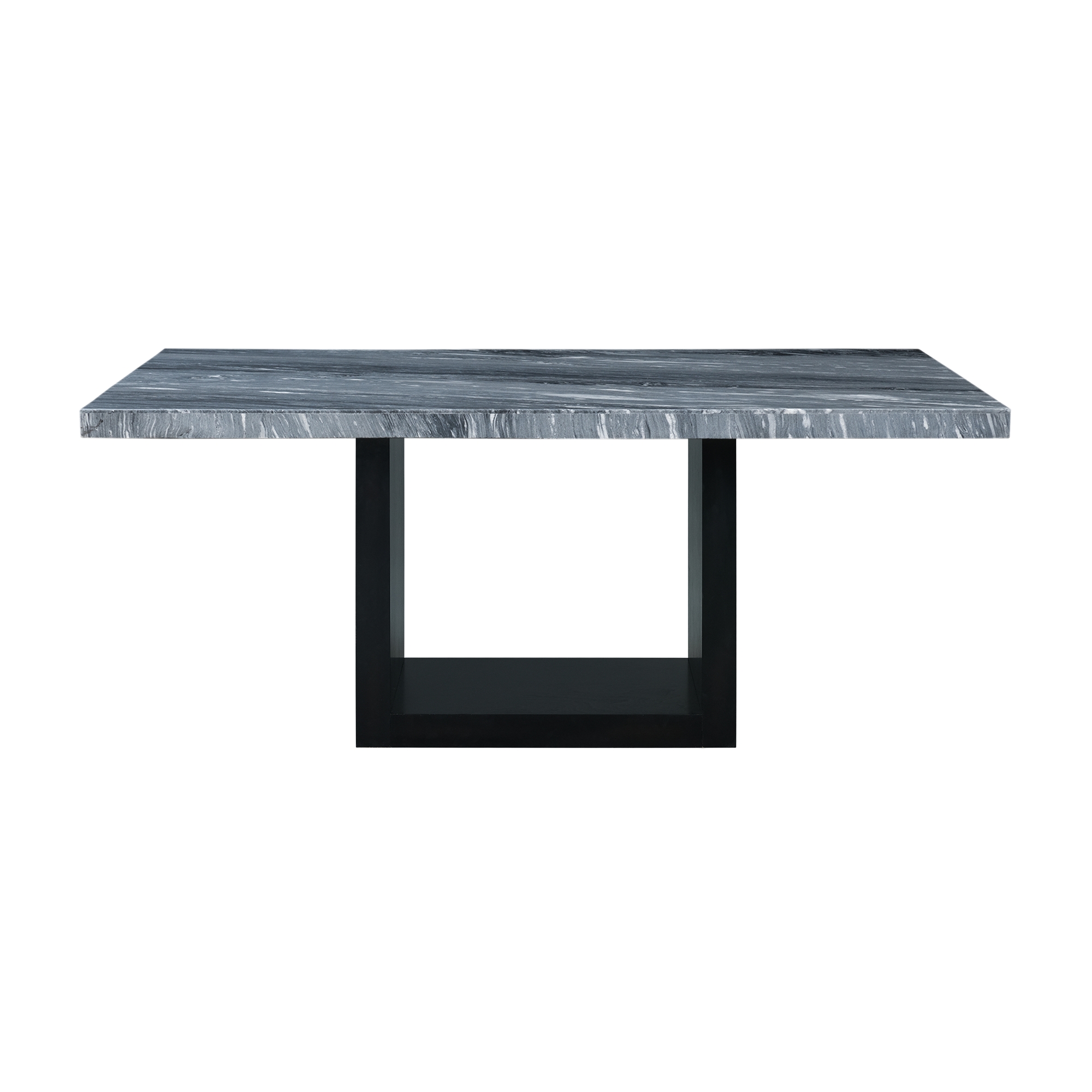 Model: CVL400TTB | Elements Valentino Complete Table (Grey Marble)