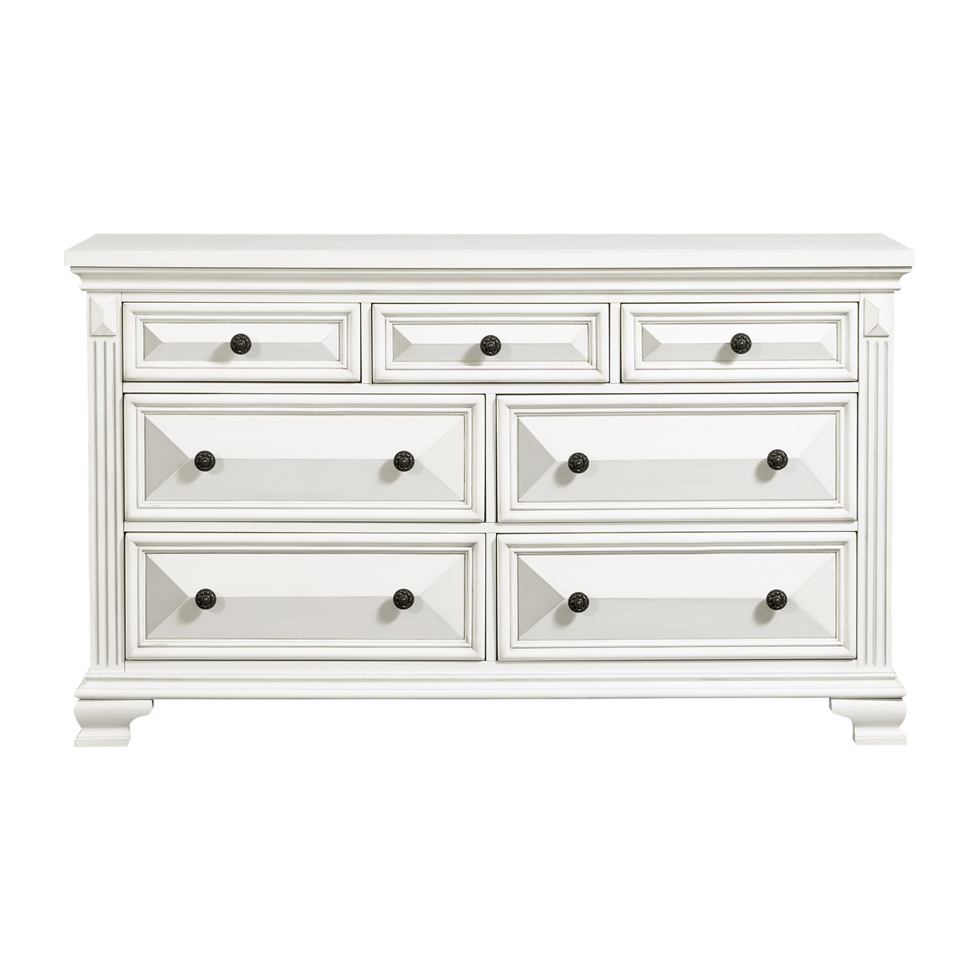 Model: CY700DR | Elements Calloway Dresser Antique White Color