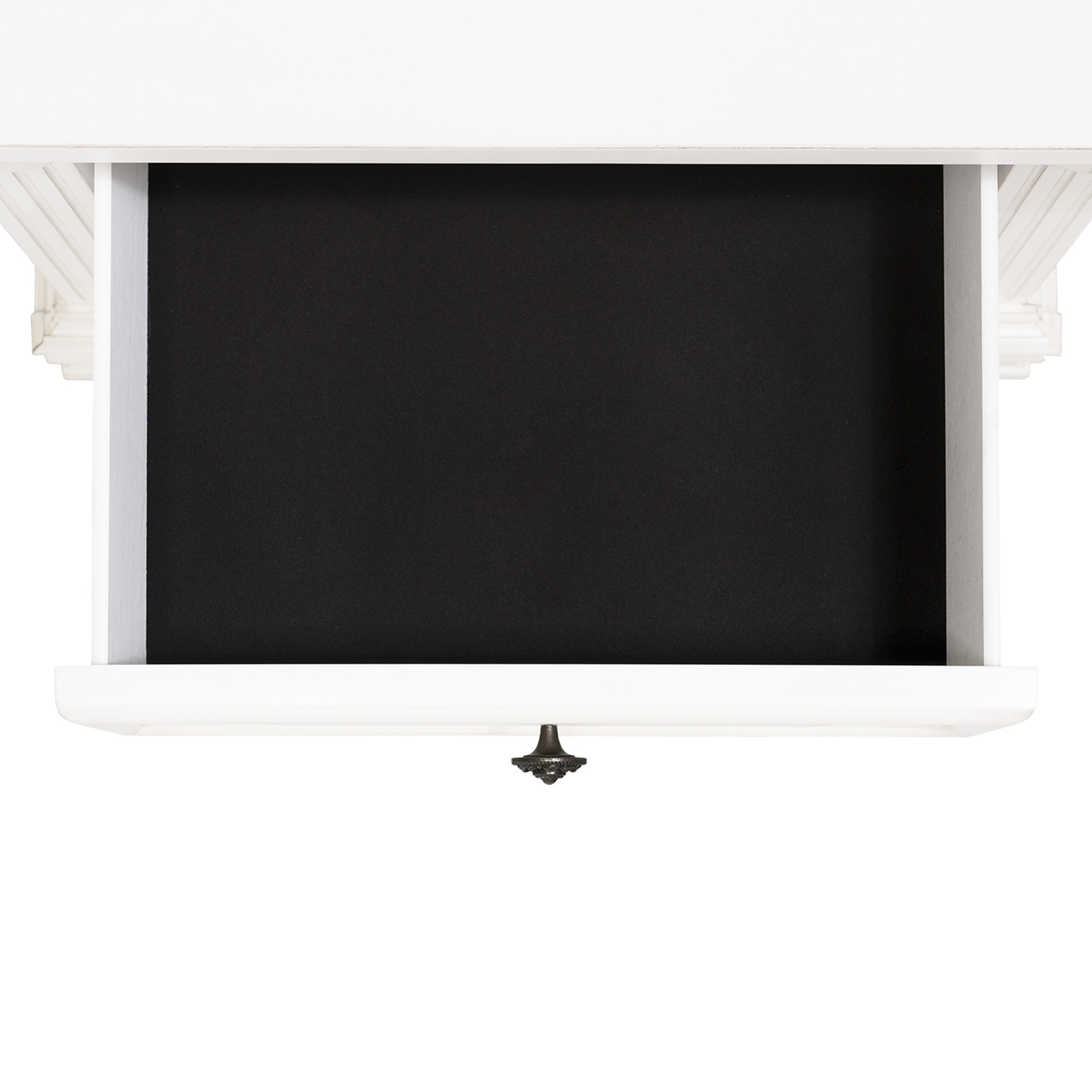 Model: CY750NS | Elements Calloway Nightstand Antique White Color