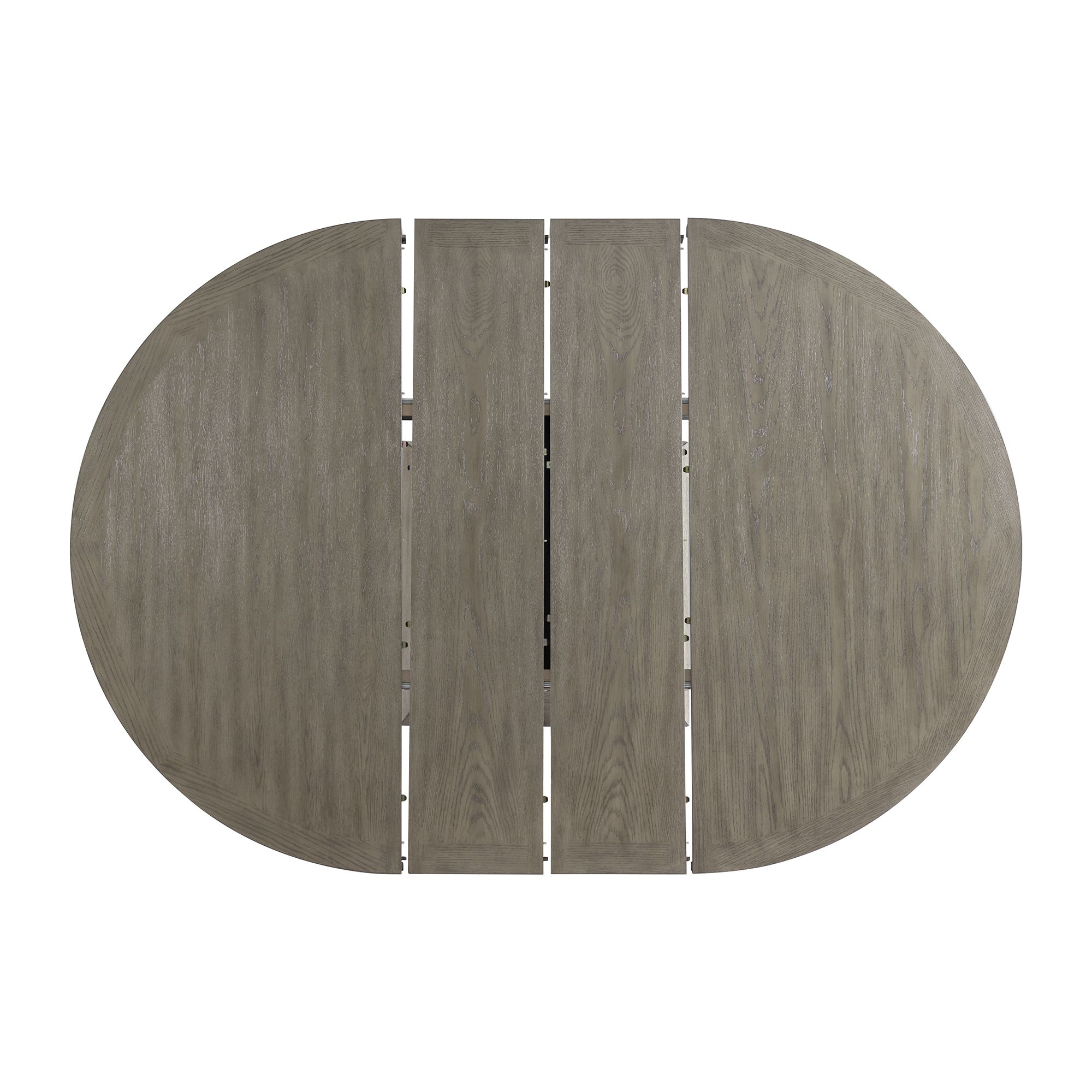 Model: D.2660.6PC | Elements Collins W/ 2 12"" Leaves 6PC Dining Set in Grey - Table, Four Chairs & Peyton Sectional Sofa