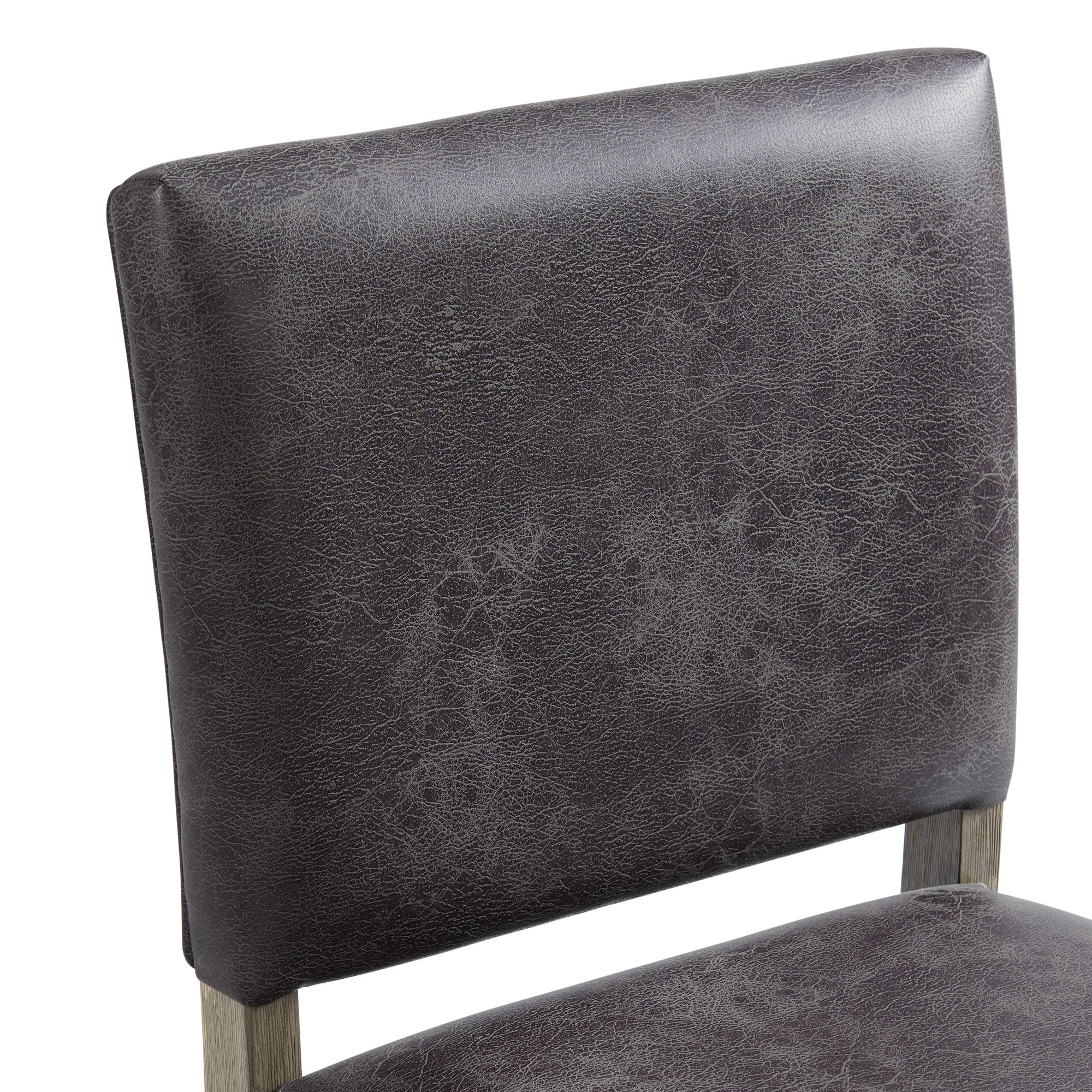 Model: D.2660.6PC | Elements Collins W/ 2 12"" Leaves 6PC Dining Set in Grey - Table, Four Chairs & Peyton Sectional Sofa