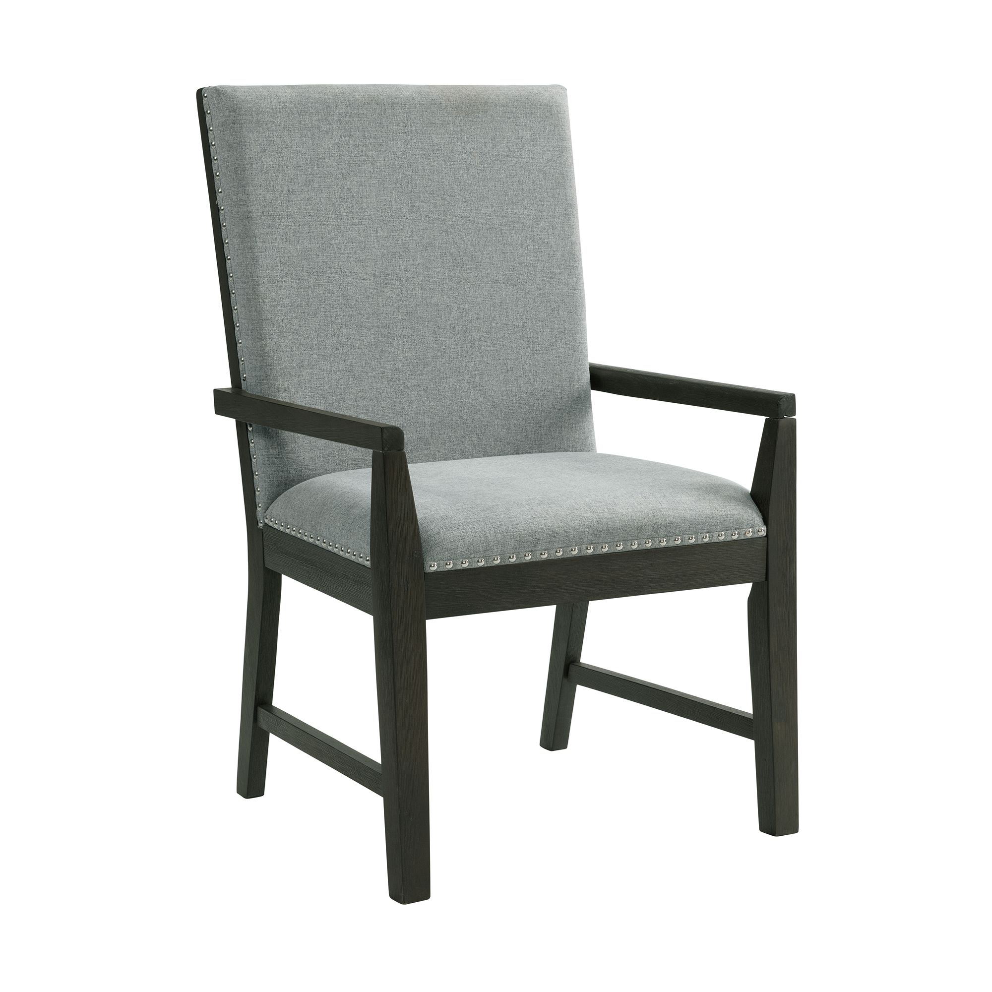 Model: DDV100AC | Elements Donovan Upholstery Arm Chair Dark (2 Per Pack)