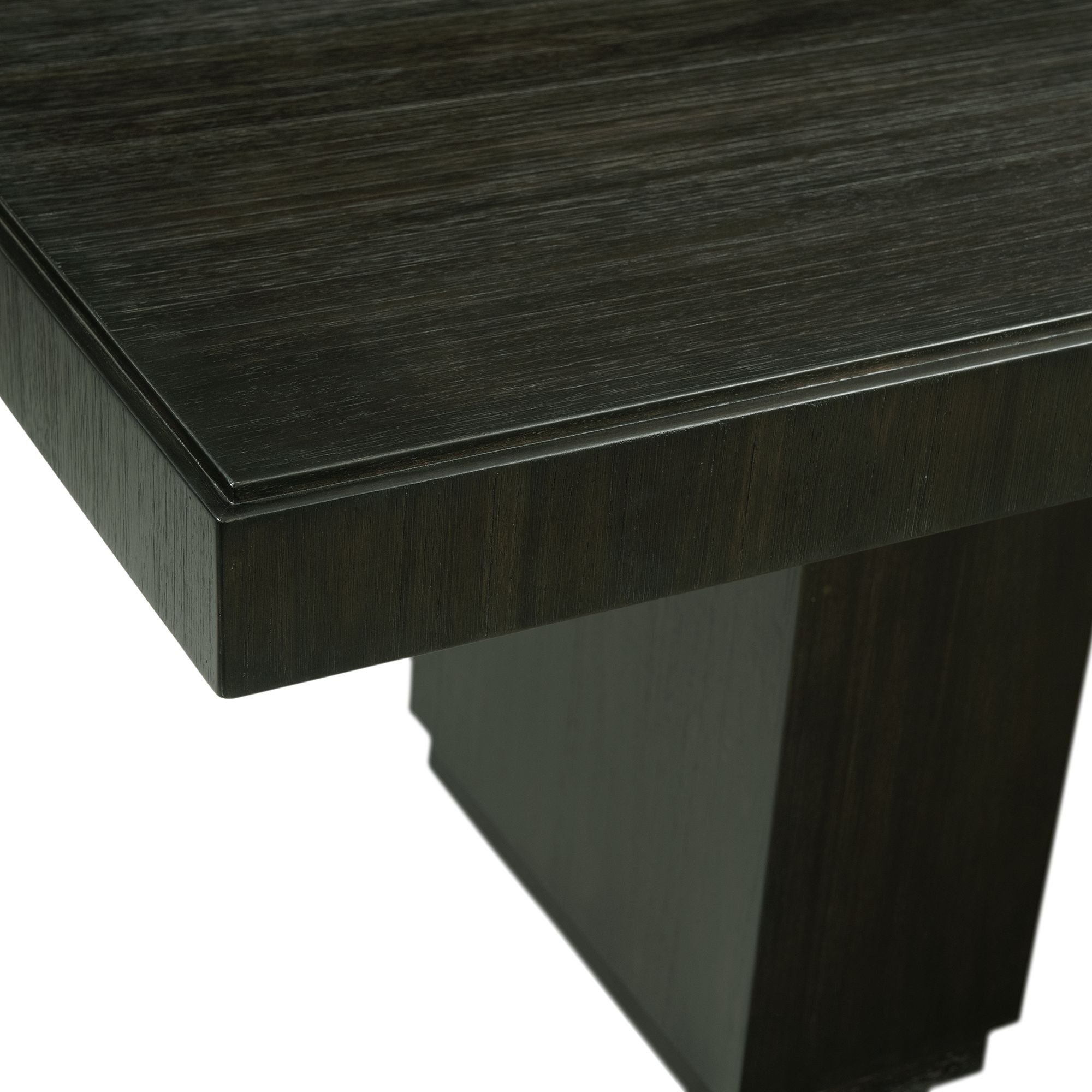 Model: DDV100DT | Elements Donovan Rectangular Standard Height Dining Table in Black