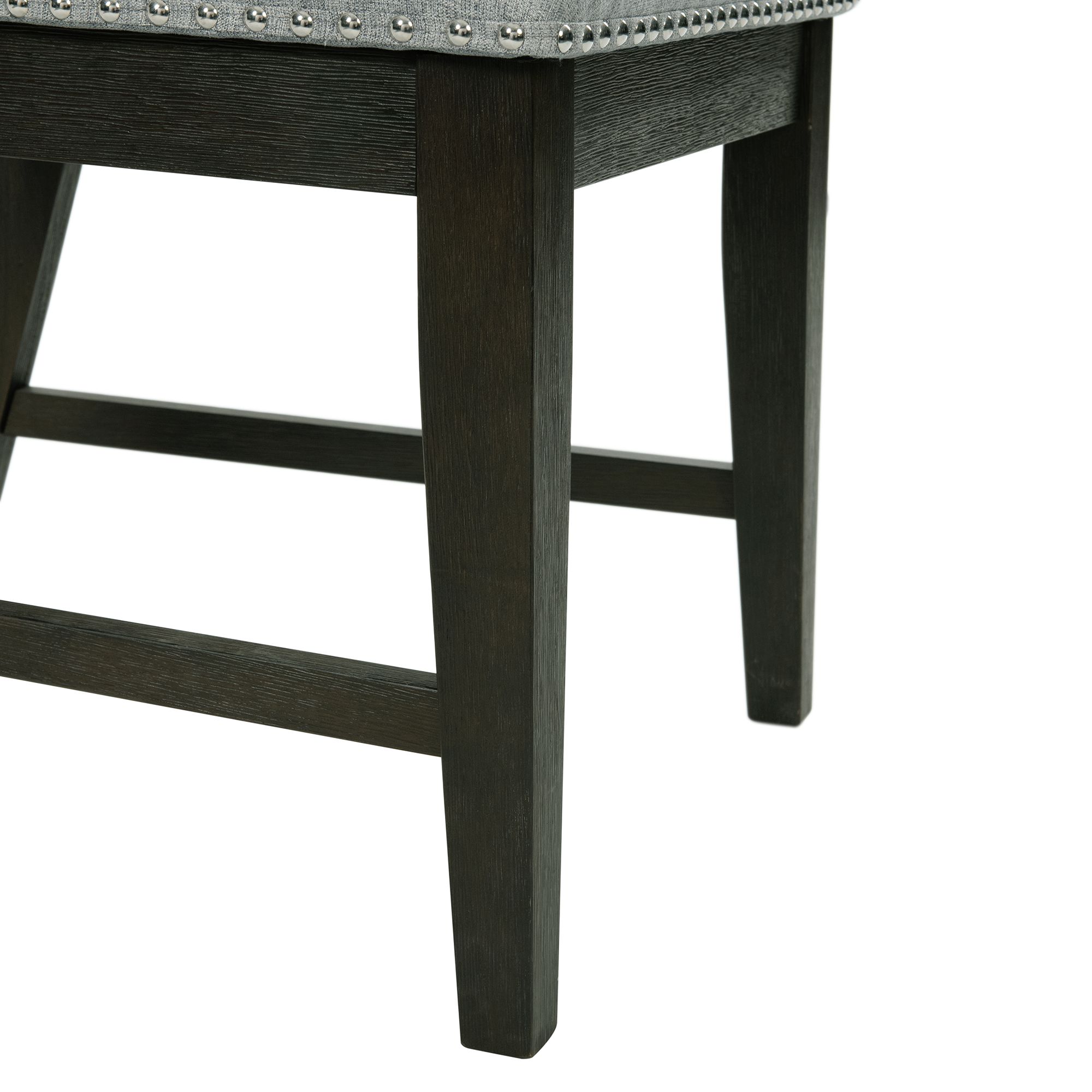 Model: DDV100DT5PC | Elements Donovan 5PC Standard Height Dining Set-Table and Four Side Chairs in Gray
