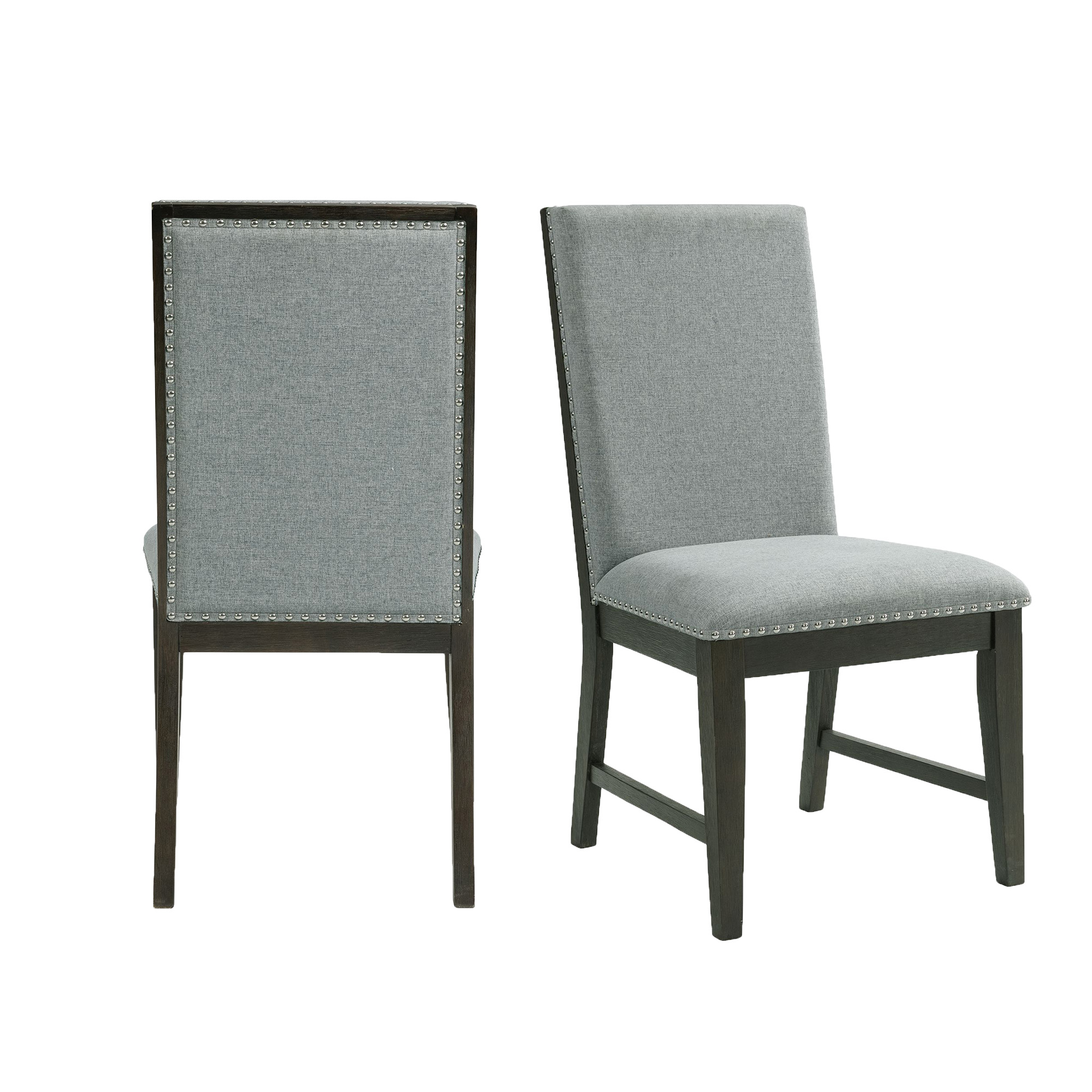 Elements Donovan Upholstery Side Chair Dark (2 Per Pack)