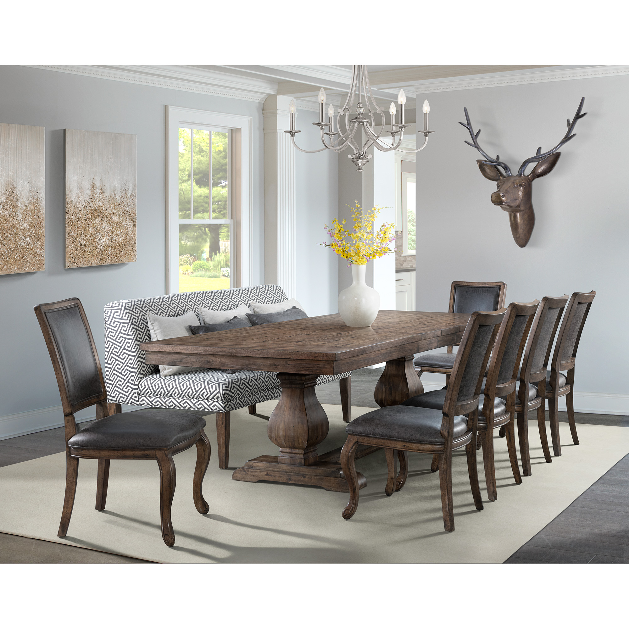 Model: DGC500DTTB | Elements Gramercy Dining Table