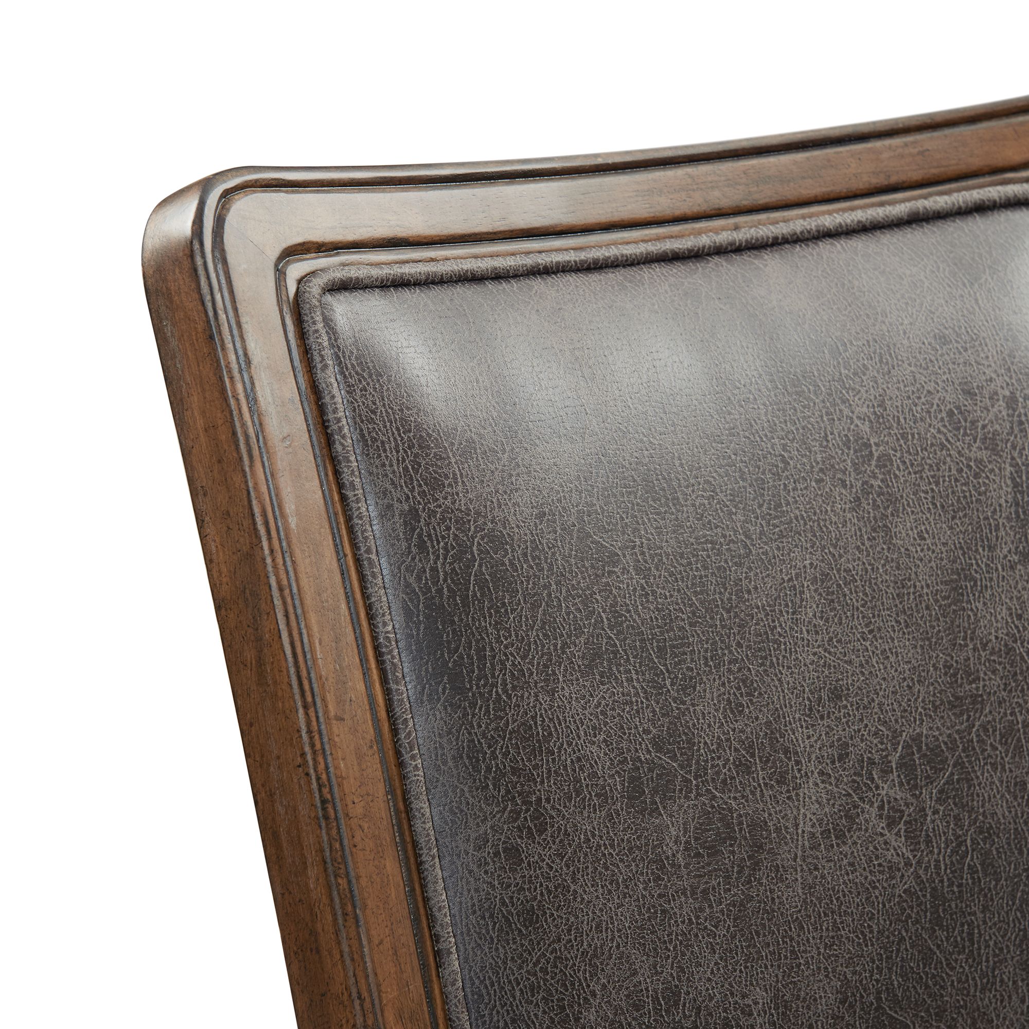 Model: DGC550SCPB | Elements Gramercy Dining Rectangle Back Chair w/PU Back (2pcs Per Carton)