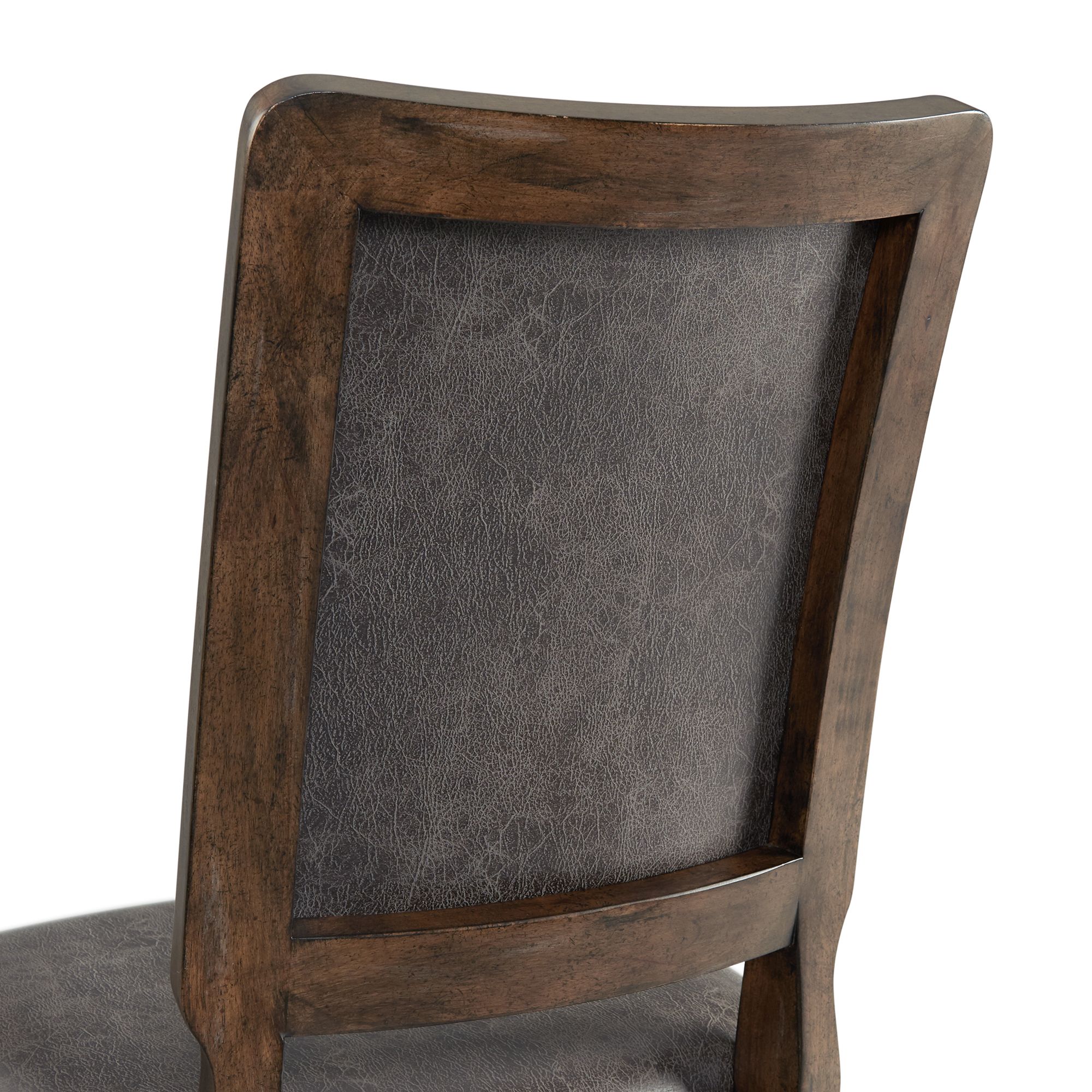 Model: DGC550SCPB | Elements Gramercy Dining Rectangle Back Chair w/PU Back (2pcs Per Carton)