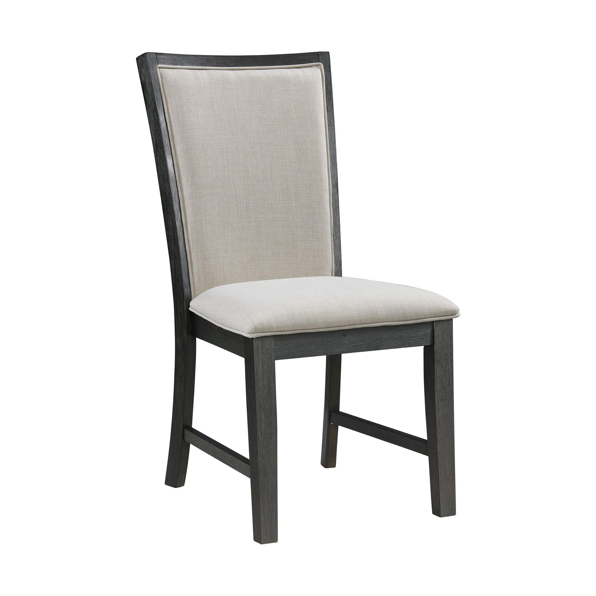 Model: DGD850SBC | Elements Grady Dining Slat Back Side Chair Black (2 Per Pack)
