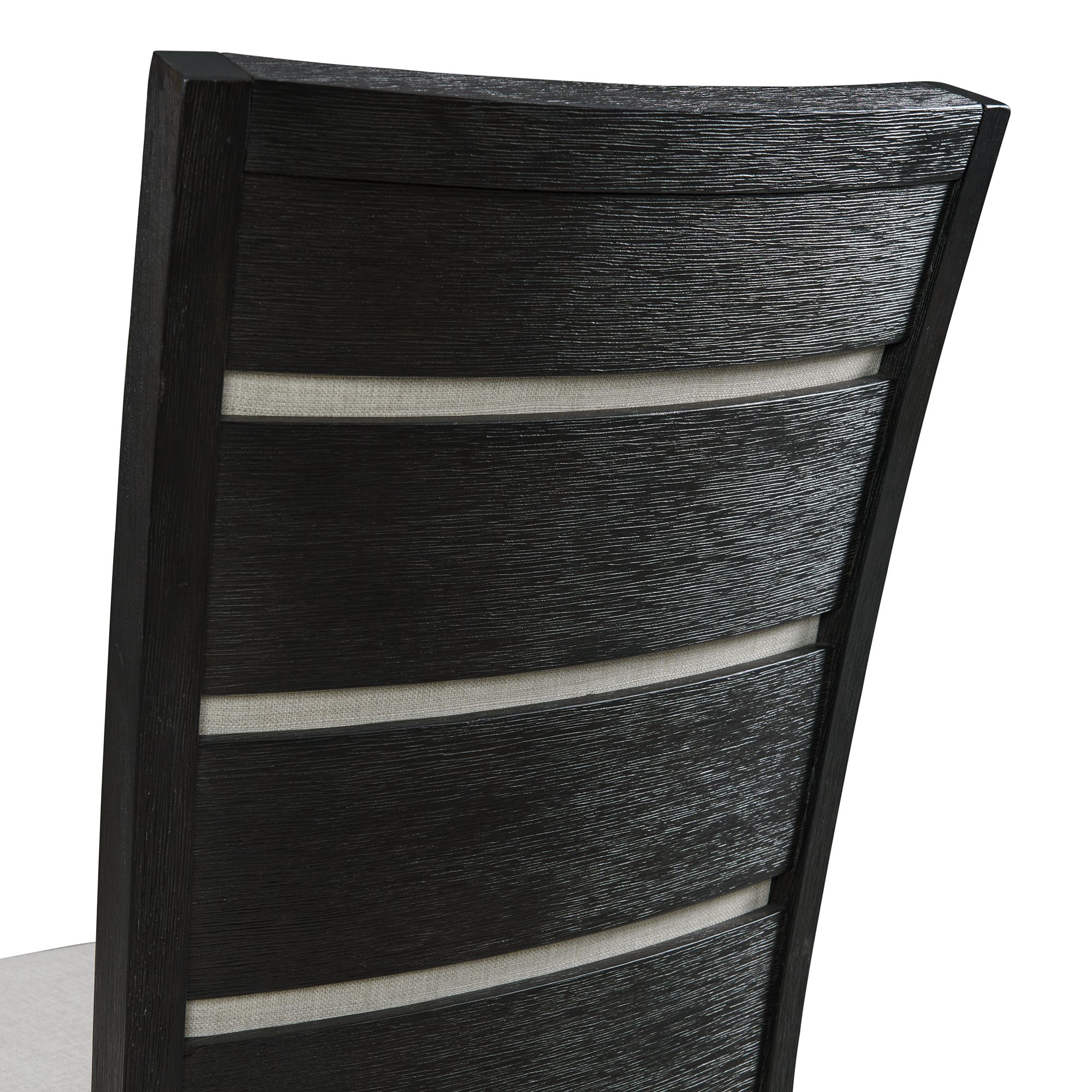 Model: DGD850SBC | Elements Grady Dining Slat Back Side Chair Black (2 Per Pack)
