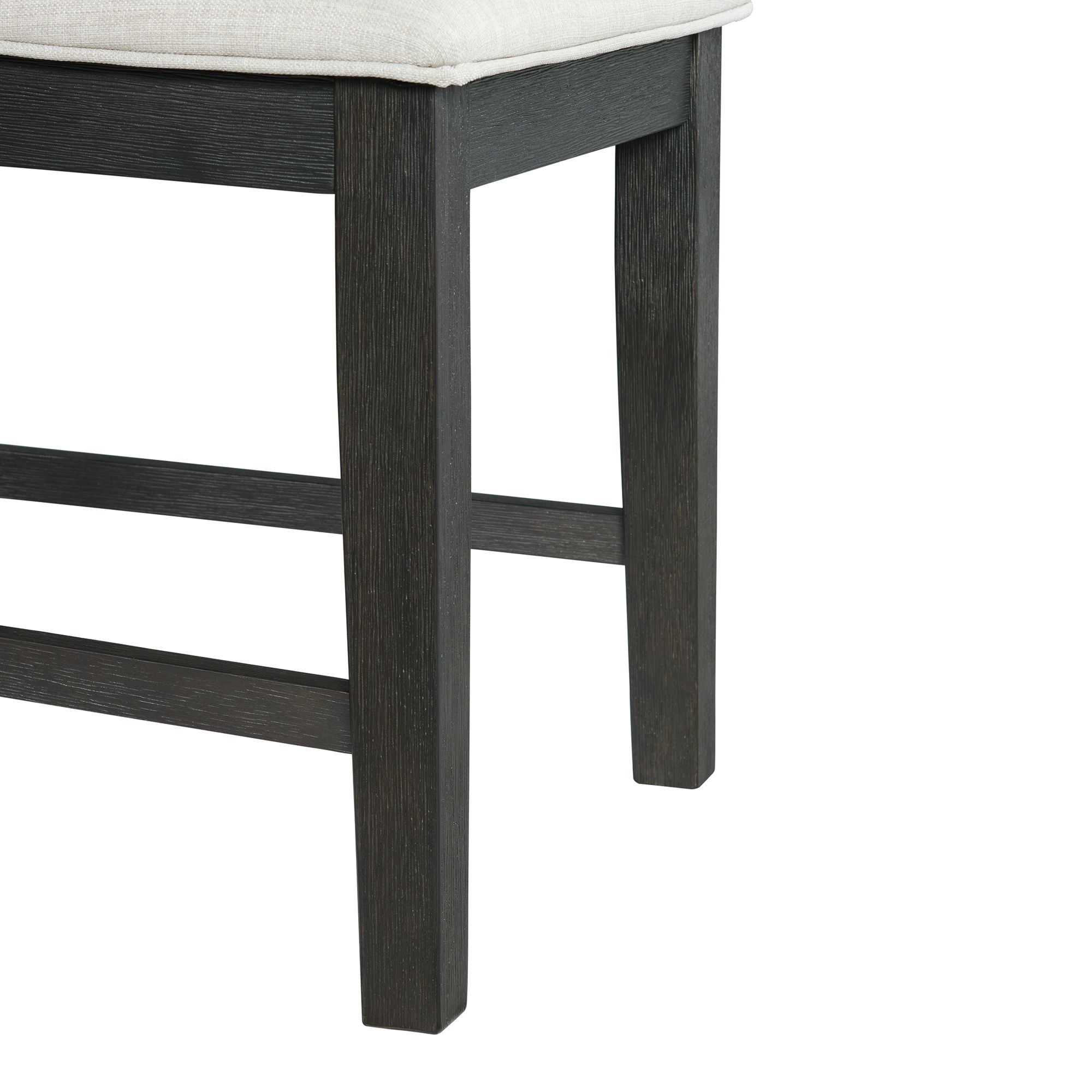 Model: DGD850SBC | Elements Grady Dining Slat Back Side Chair Black (2 Per Pack)