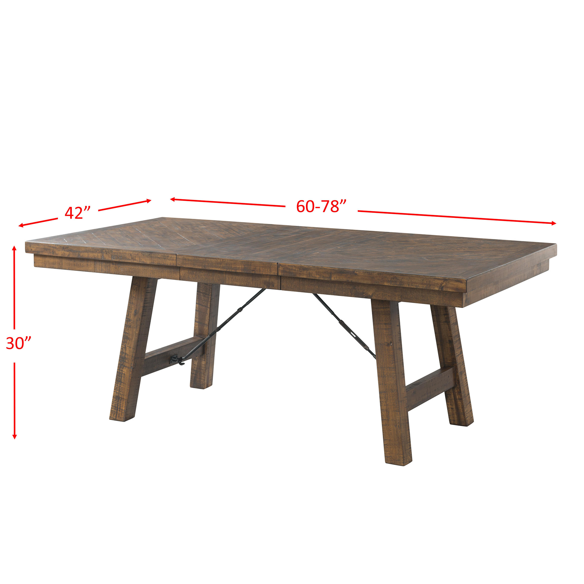 Model: DJX100DTB | Elements Jax Complete Dining Table