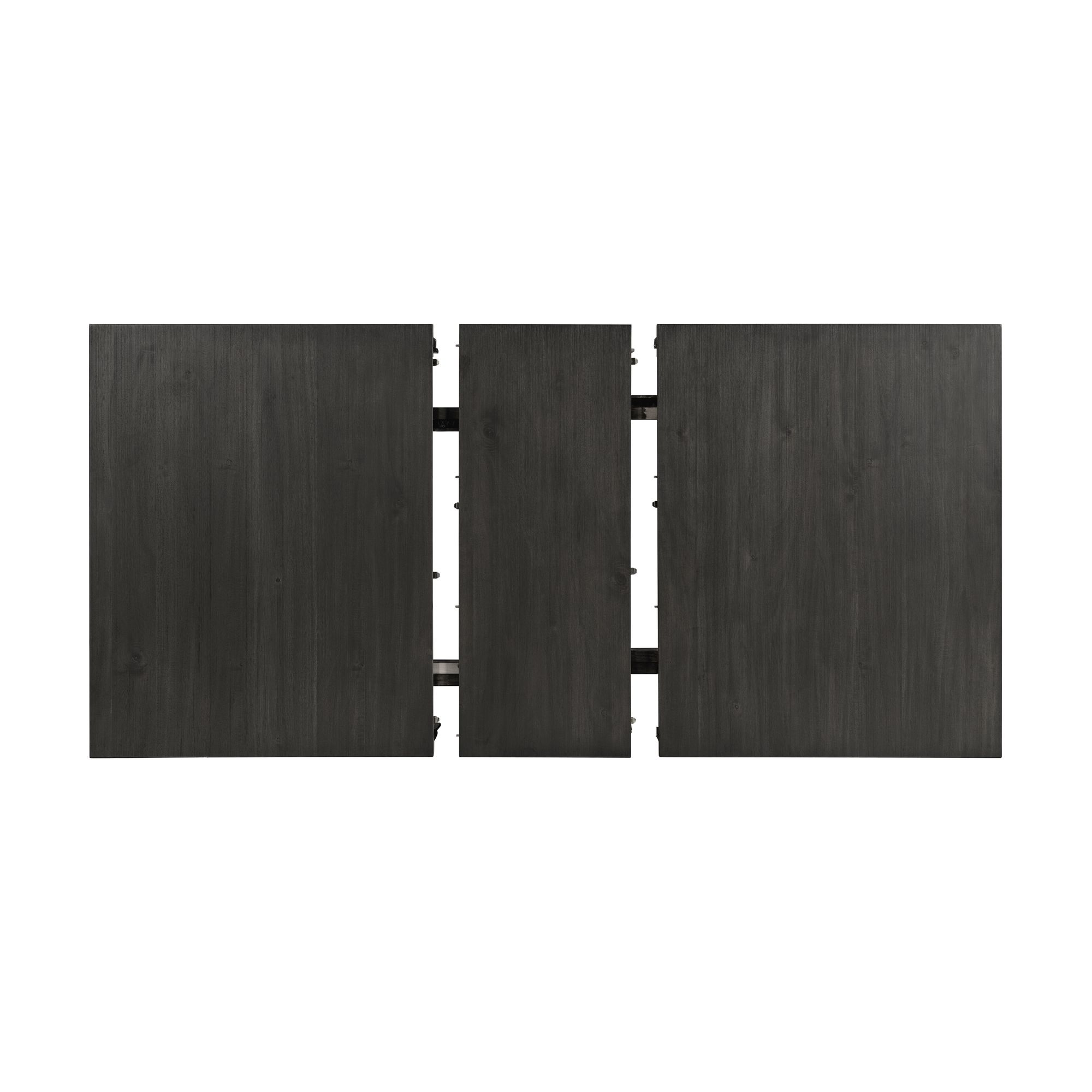 Model: DKY300DT | Elements Kayla Two Tone Dining Table w/Grey Top with 2 Drawers