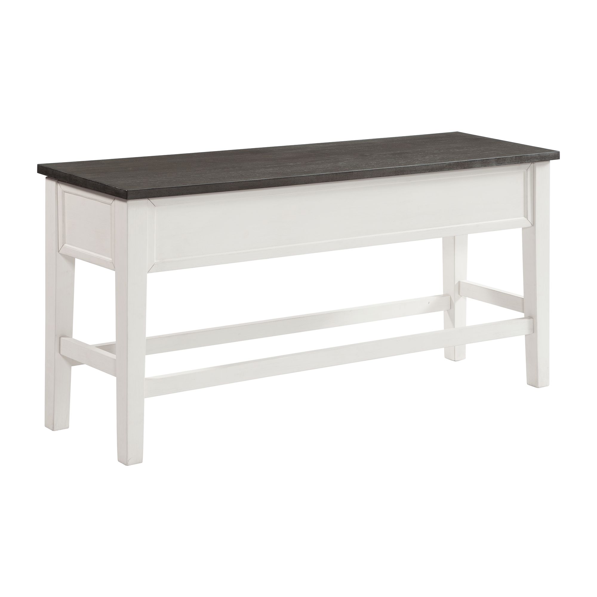 Elements Kayla Two Tone Counter Storage Bench w/Grey Top