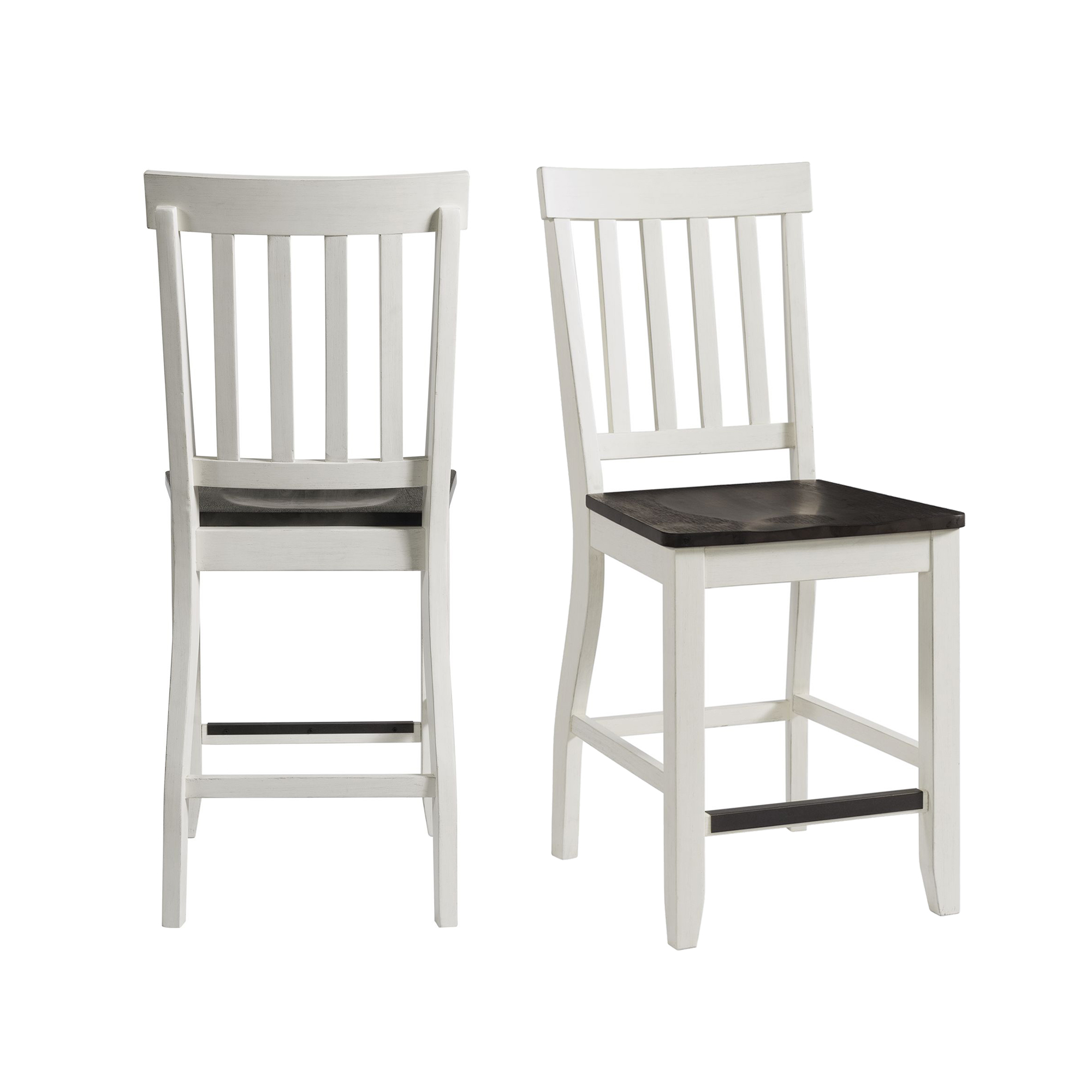 Elements Kayla Two Tone Counter Side Chair w/Grey Top (2 Per Pack)