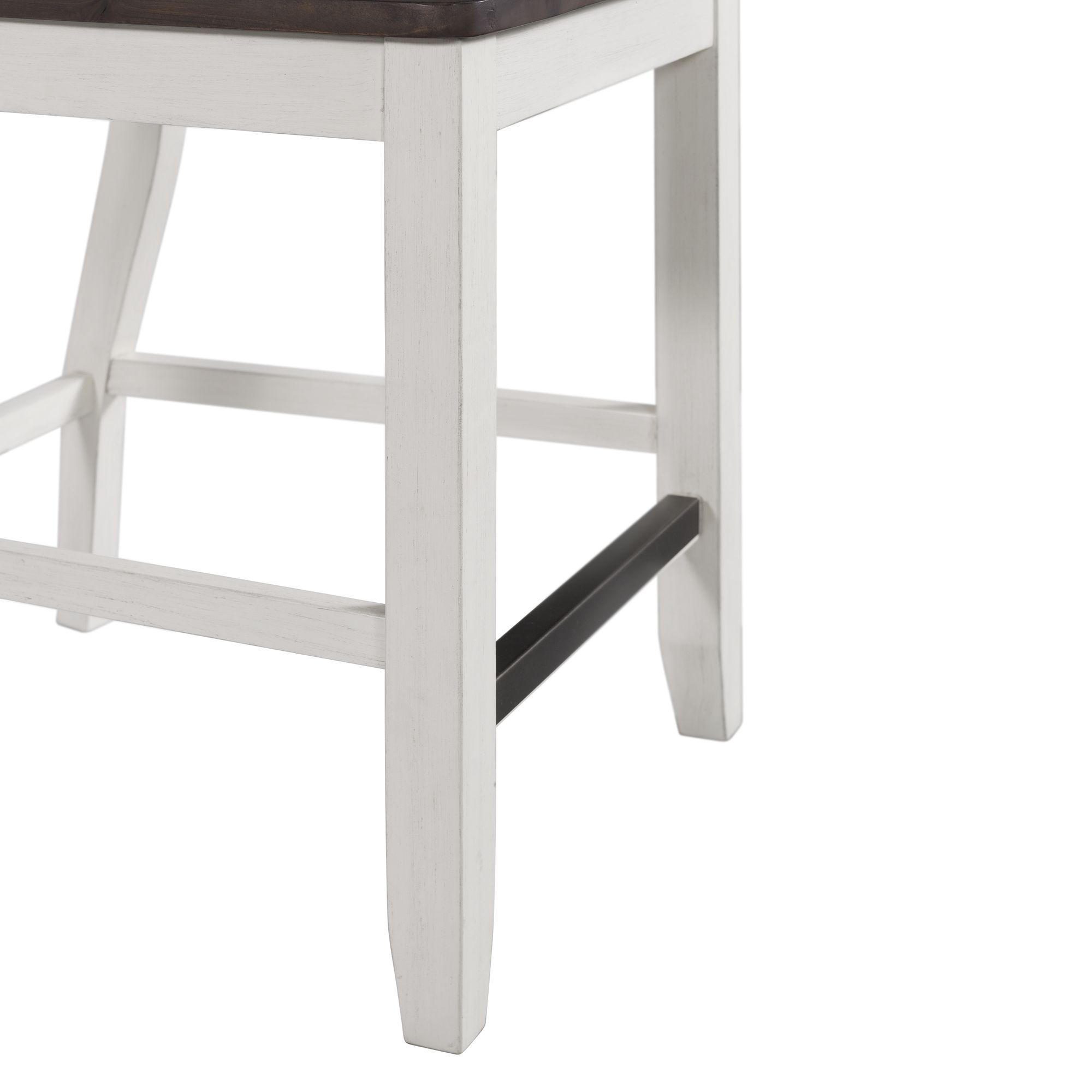 Model: DKY350CSC | Elements Kayla Two Tone Counter Side Chair w/Grey Top (2 Per Pack)