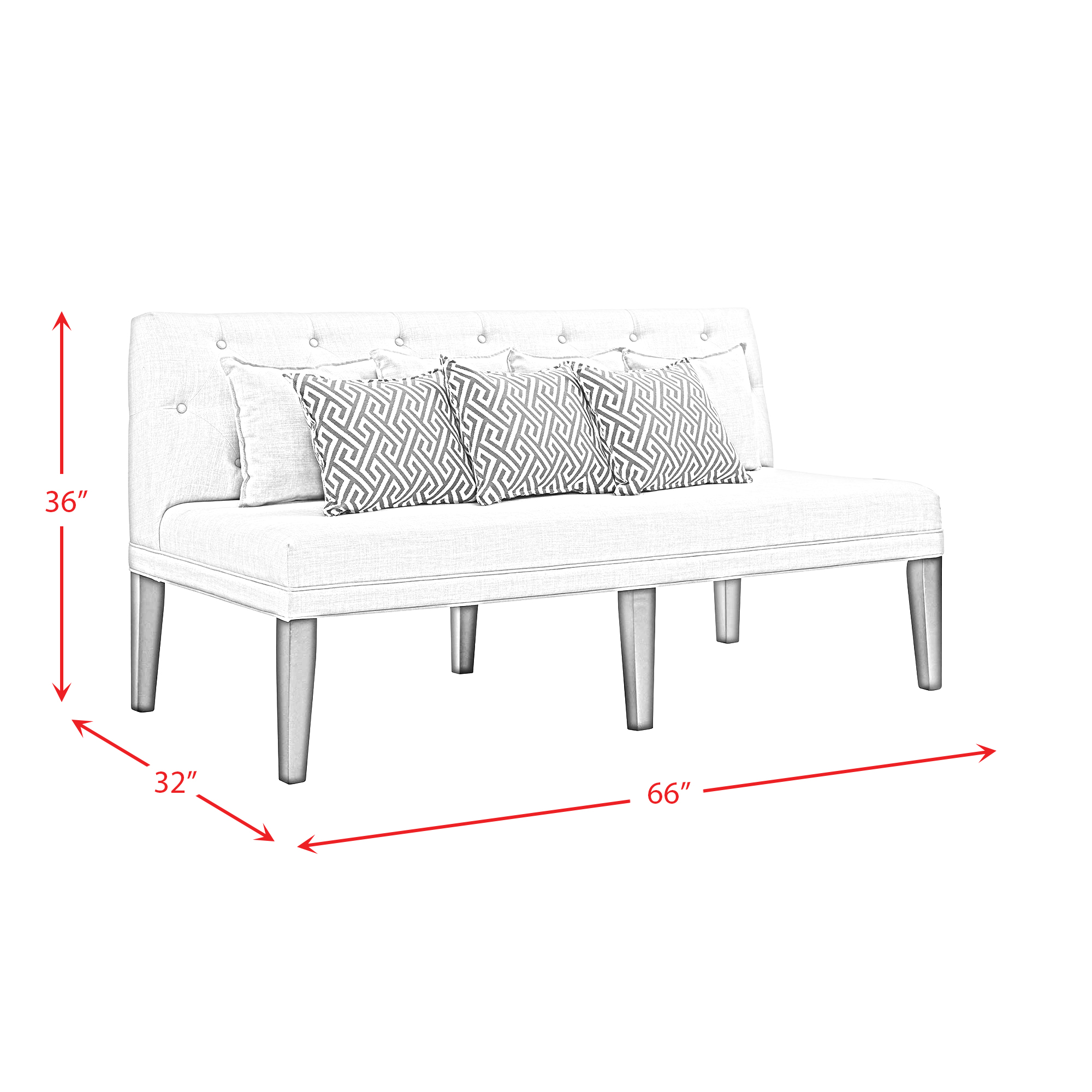 Model: DMD1404PC | Elements Maddox 4PC Oval Dining Table Set-Table, Corner, Loveseat, & Sofa