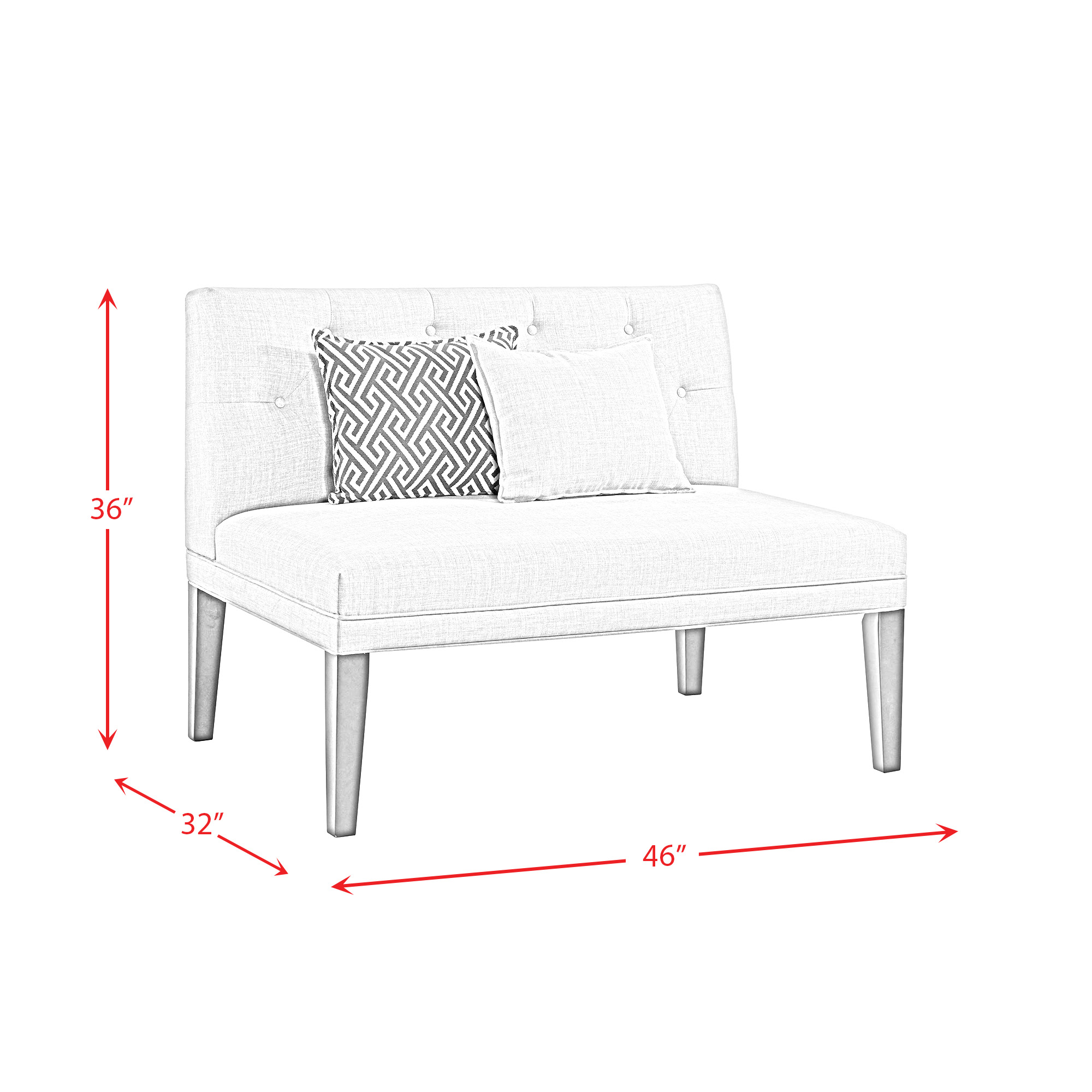 Model: DMD1404PC | Elements Maddox 4PC Oval Dining Table Set-Table, Corner, Loveseat, & Sofa