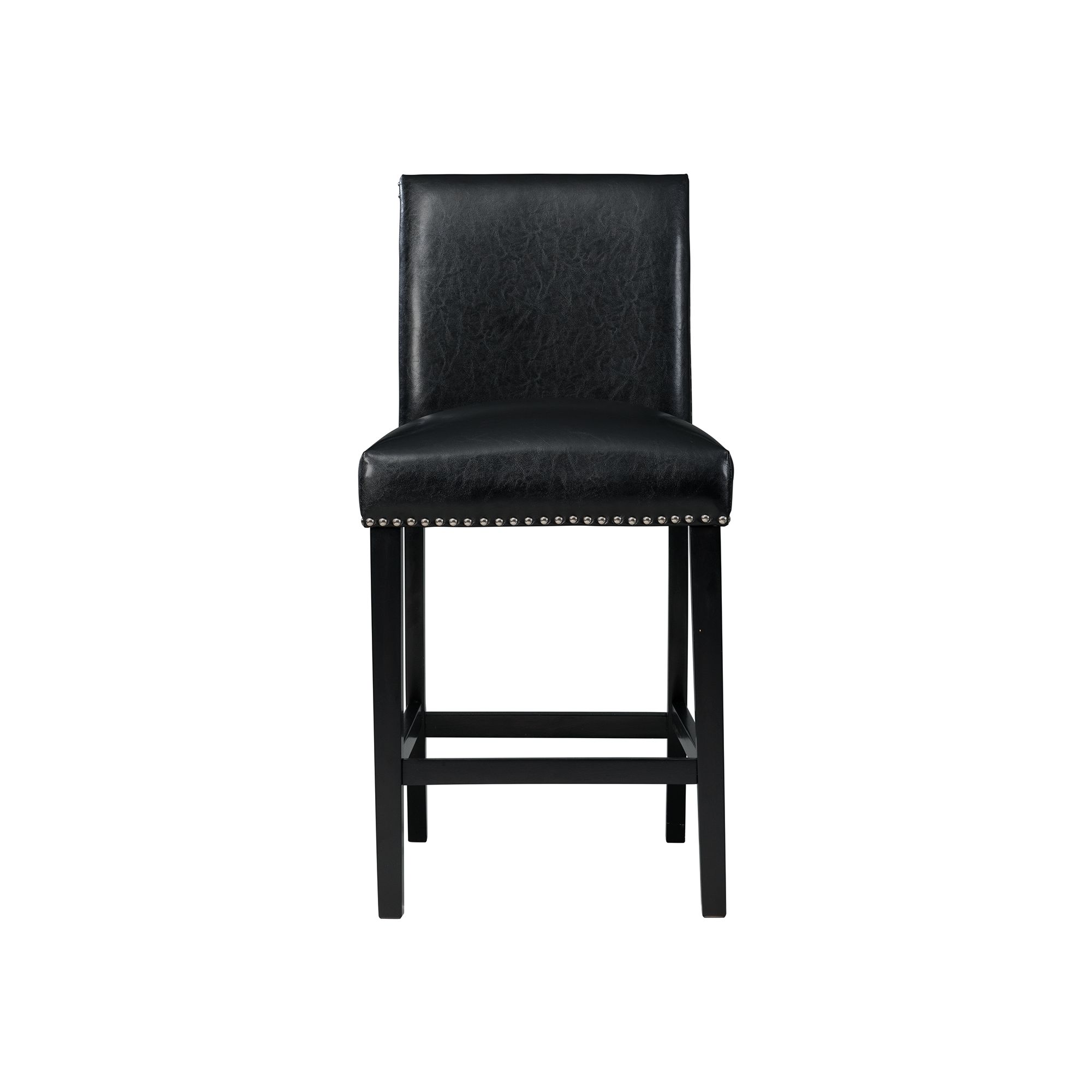 Model: DMI100CSC | Elements Meridian Counter Side Chair Black (2 Per Pack)