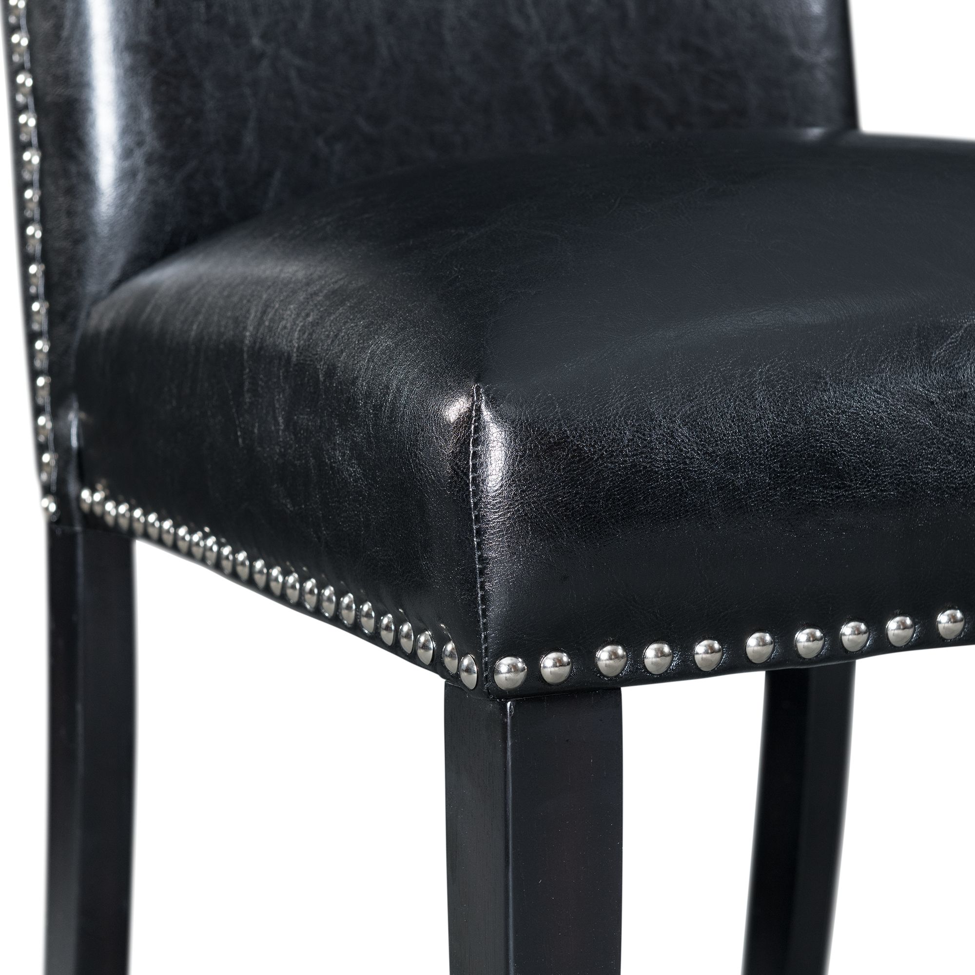 Model: DMI100SC | Elements Meridian Dining Side Chair Black (2 Per Pack)