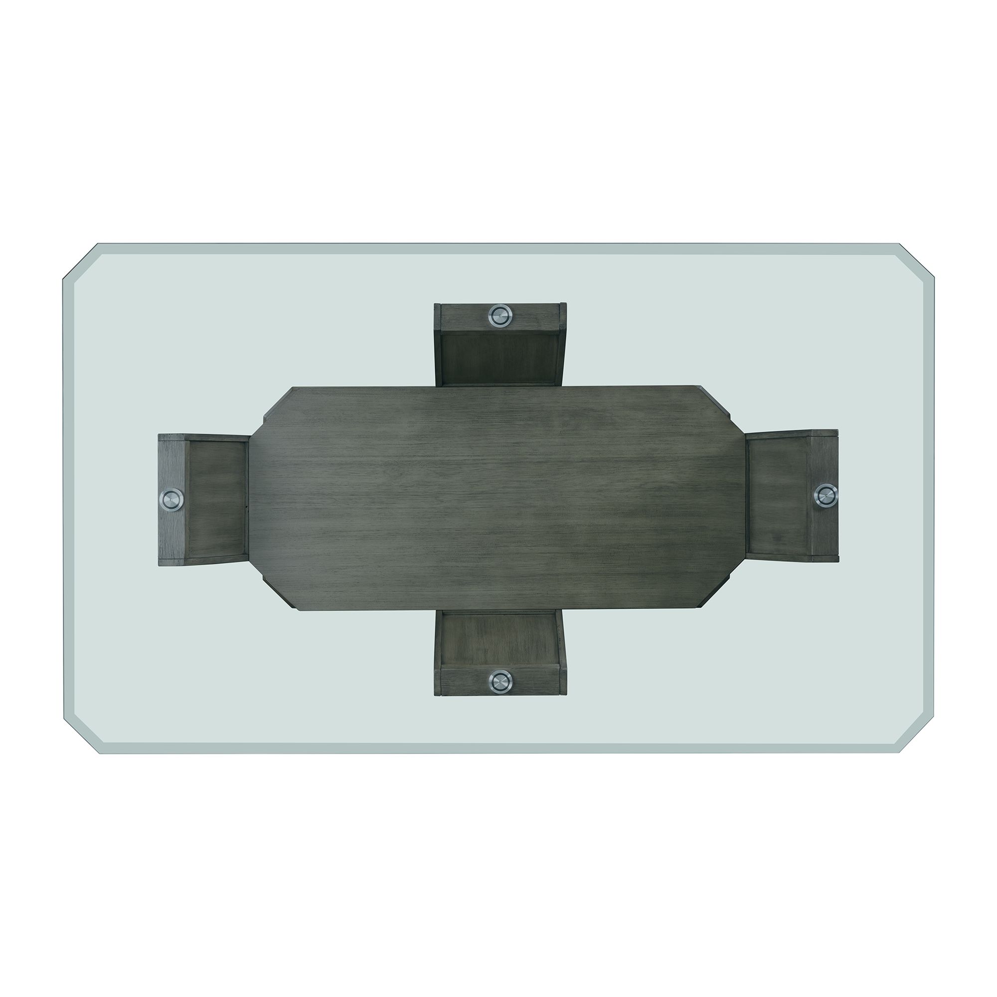 Model: DPR300DTB | Elements Dapper Grey Rectangular Dining Table
