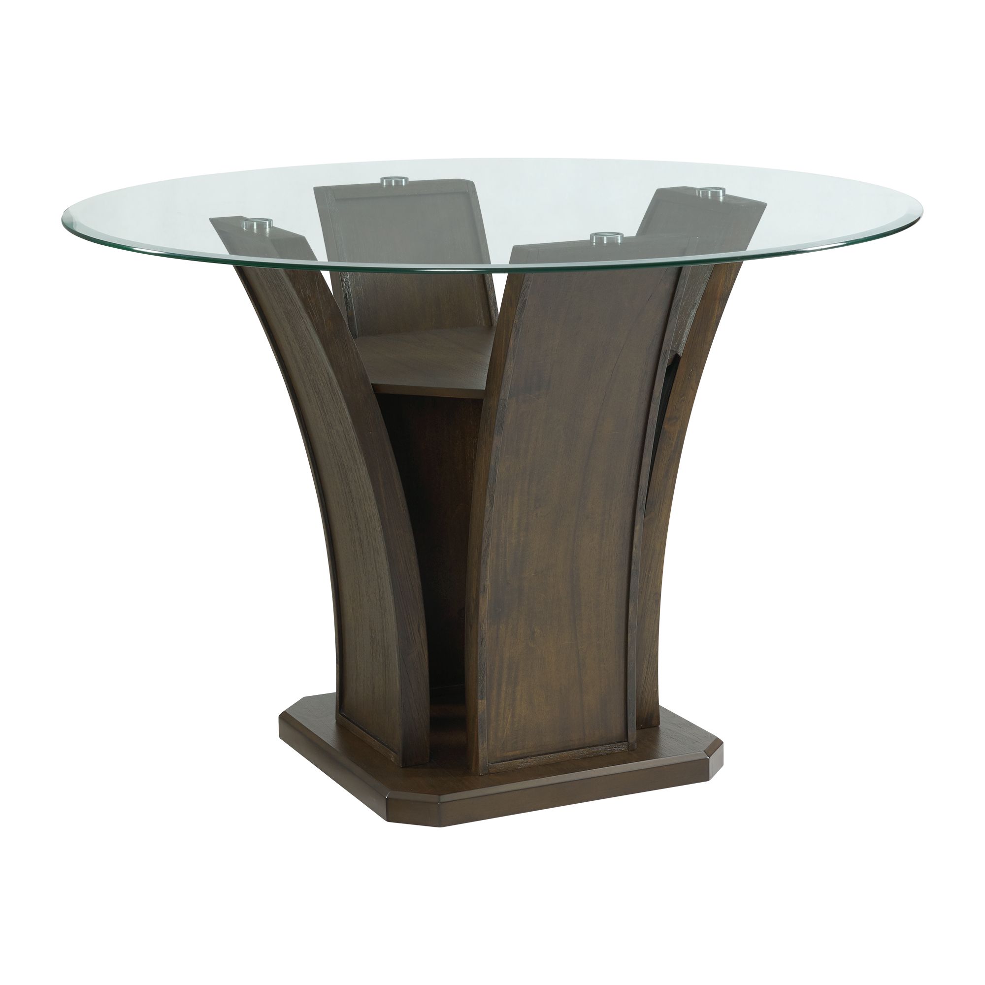 Elements Dapper 5PC Round Counter Height Dining Set-Table & Four Chairs
