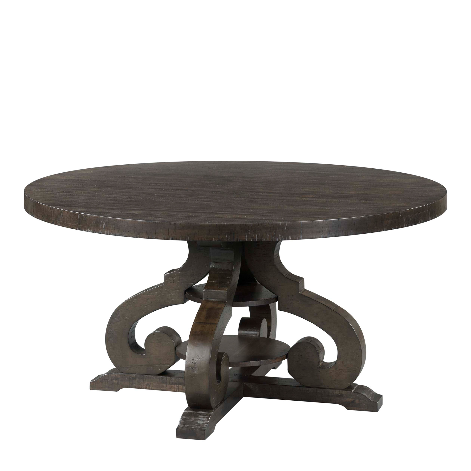 Elements Stone Round Dining Table W/PU Base