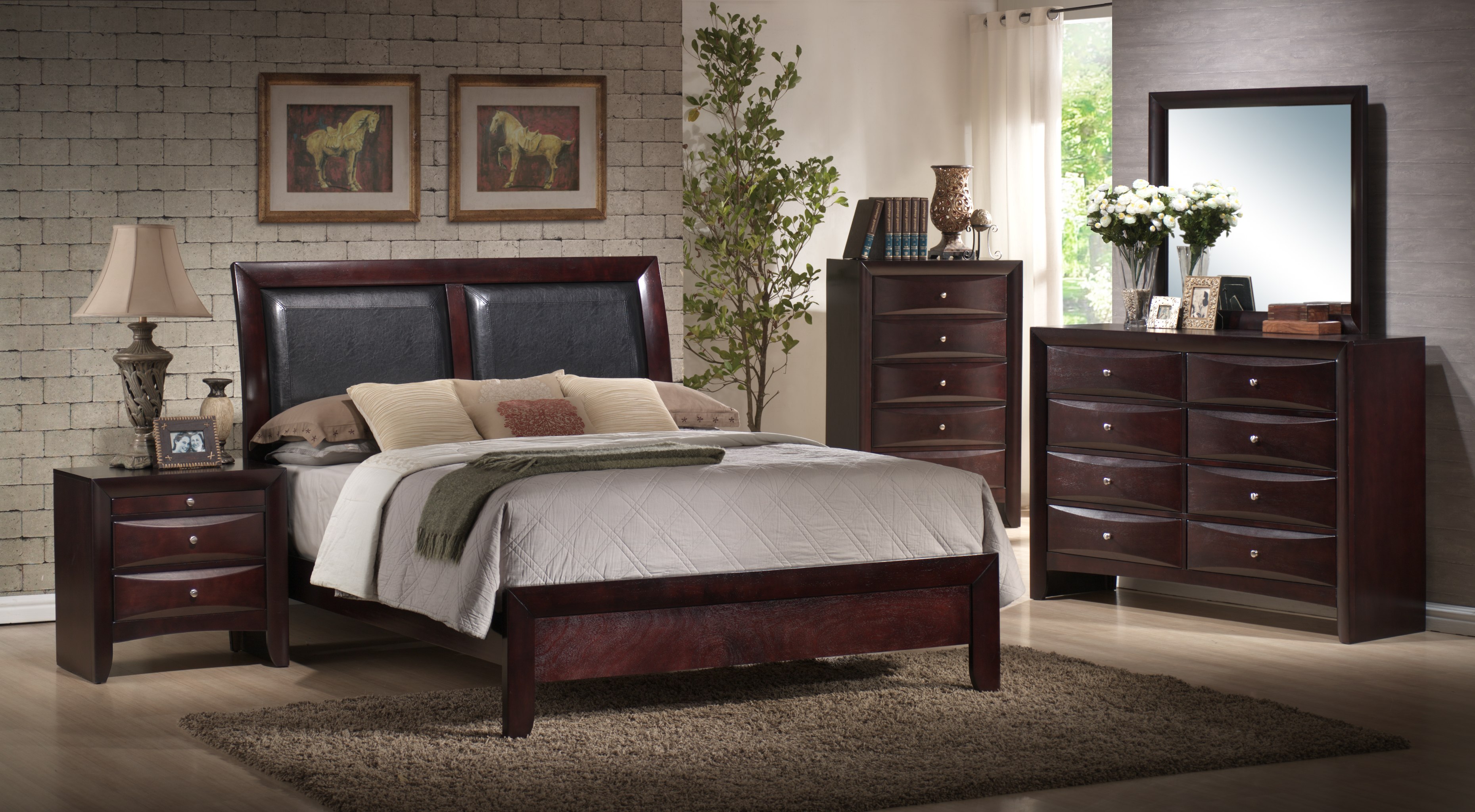 Model: EM200CH | Elements Emily Chest Espresso Color 5Dr